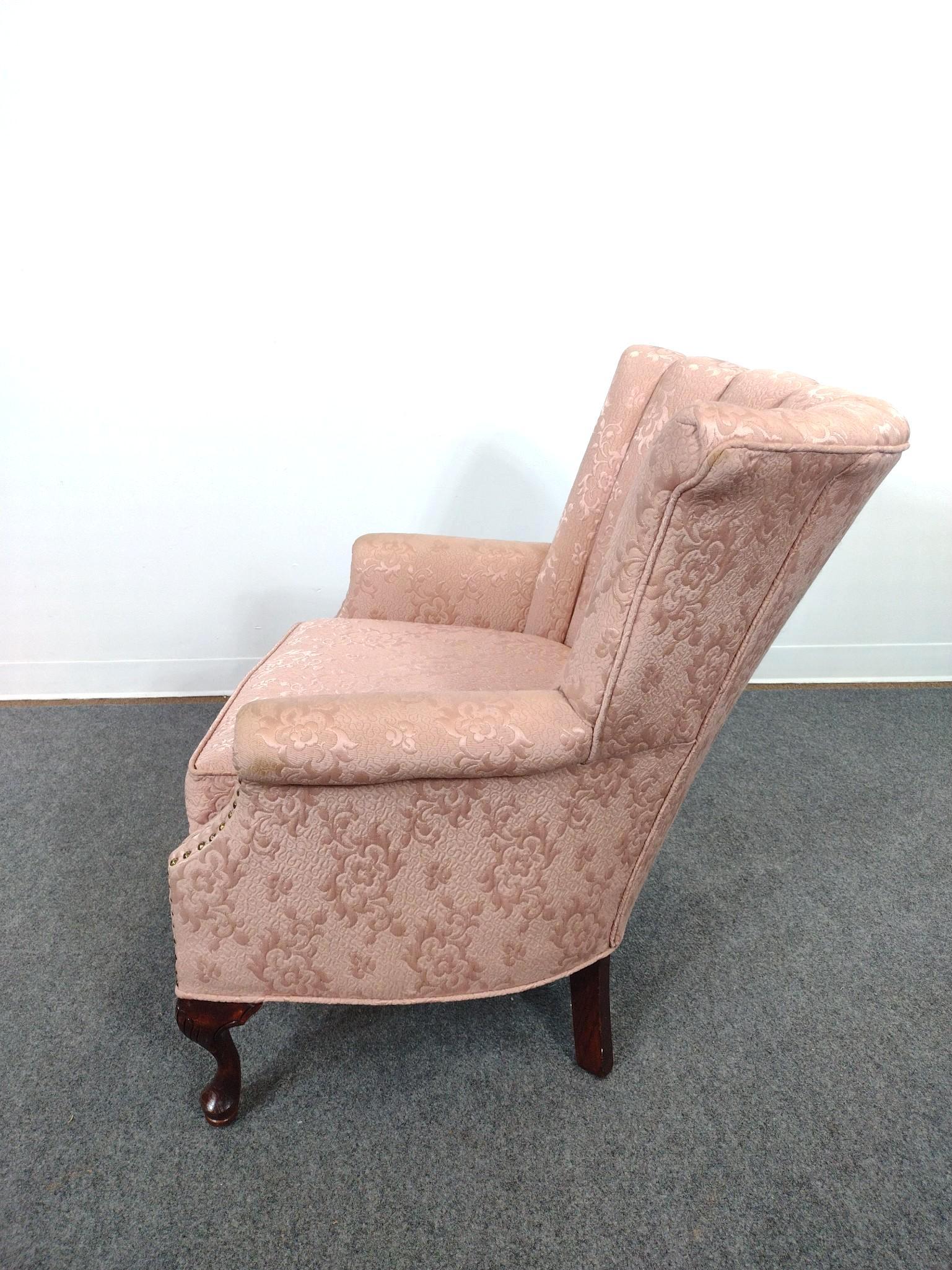 Channel Back Parlor Chair