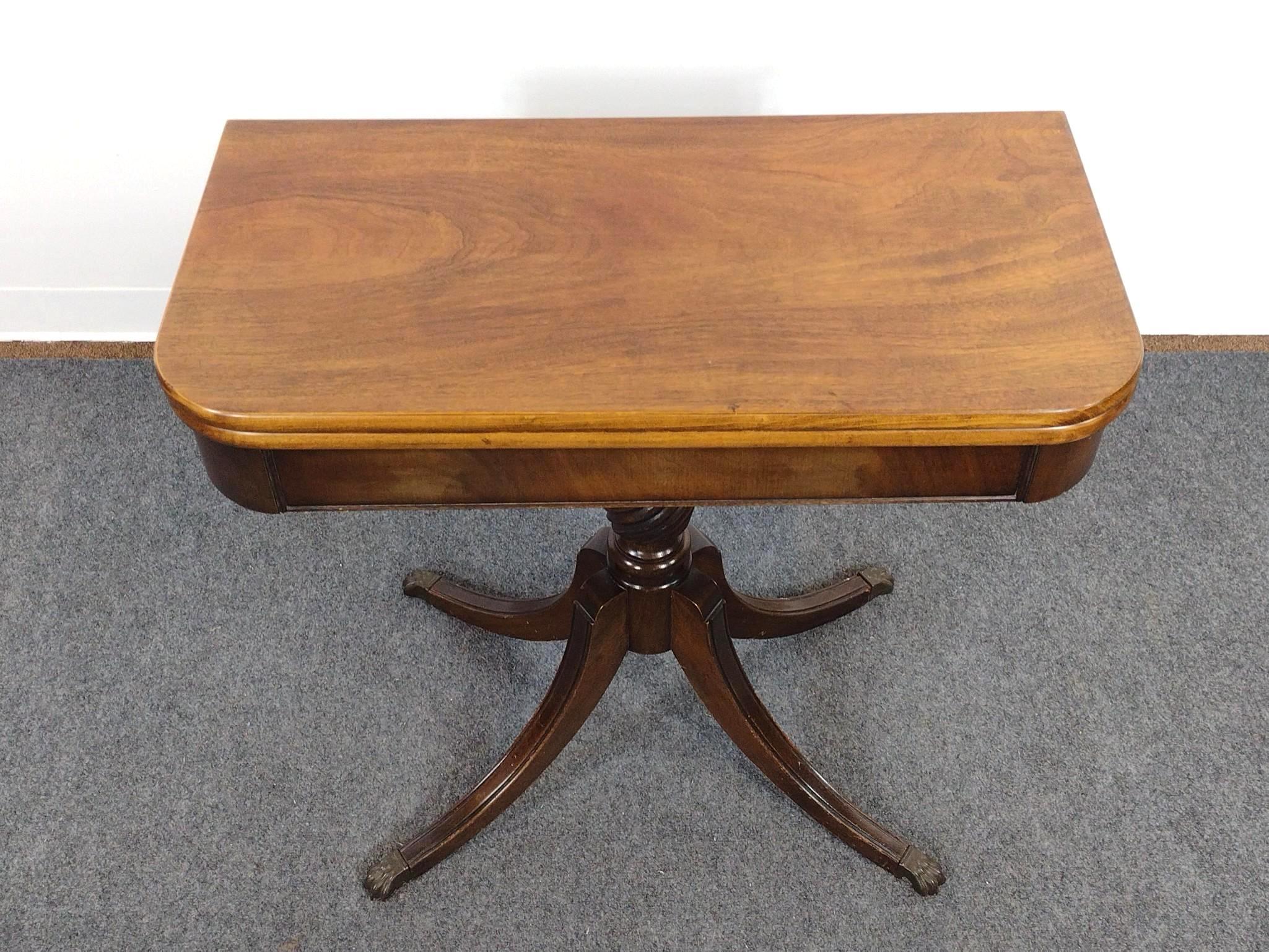 Mahogany Game Table