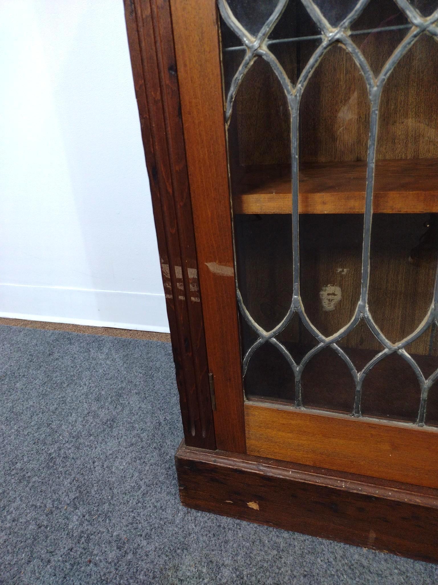 Glass Door Low Bookcase Library Cabinet