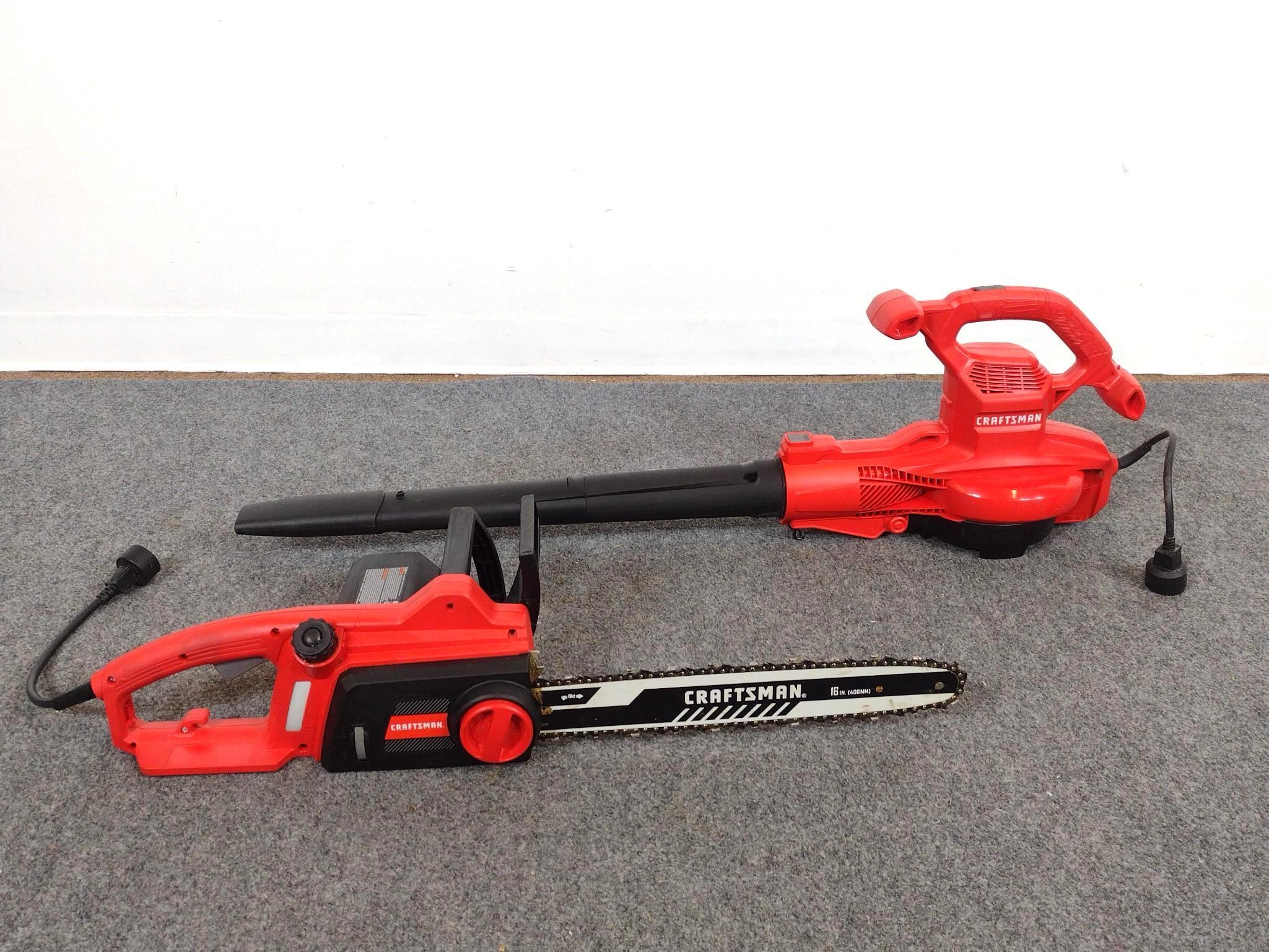 Craftsman Chainsaw and Leaf Blower