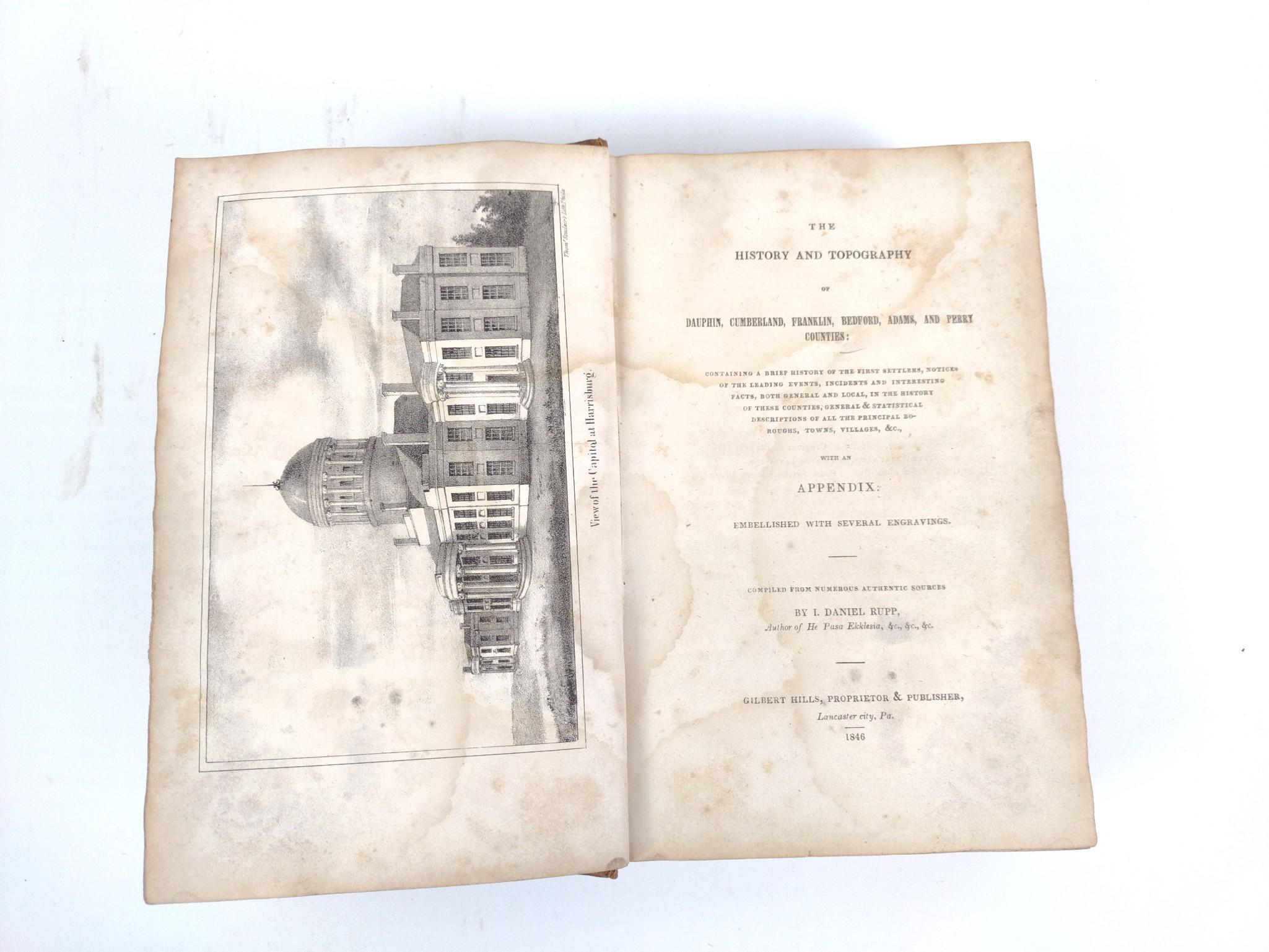 7 Antique Books on Pennsylvania Counties