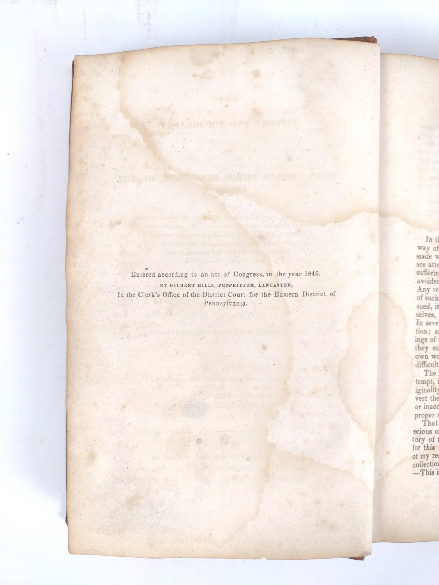 7 Antique Books on Pennsylvania Counties