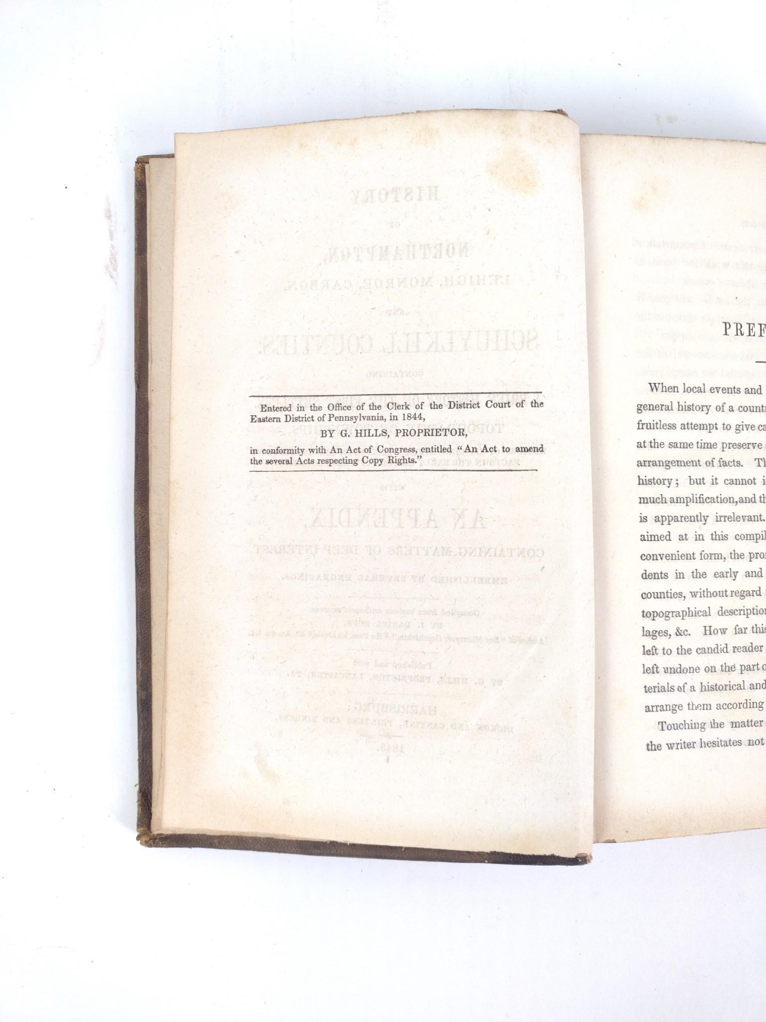 7 Antique Books on Pennsylvania Counties