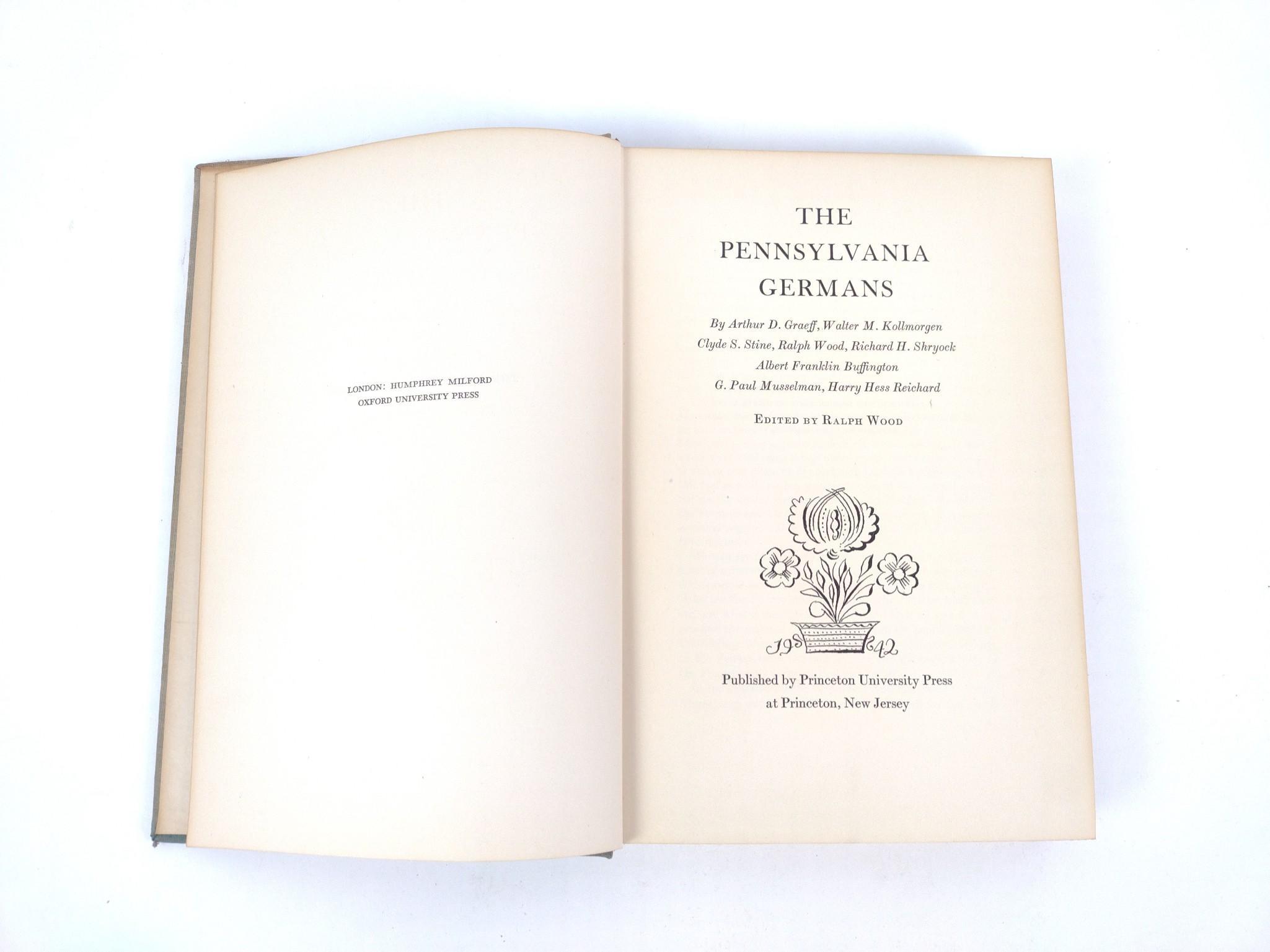 9 Antique Books on Germans in Pennsylvania