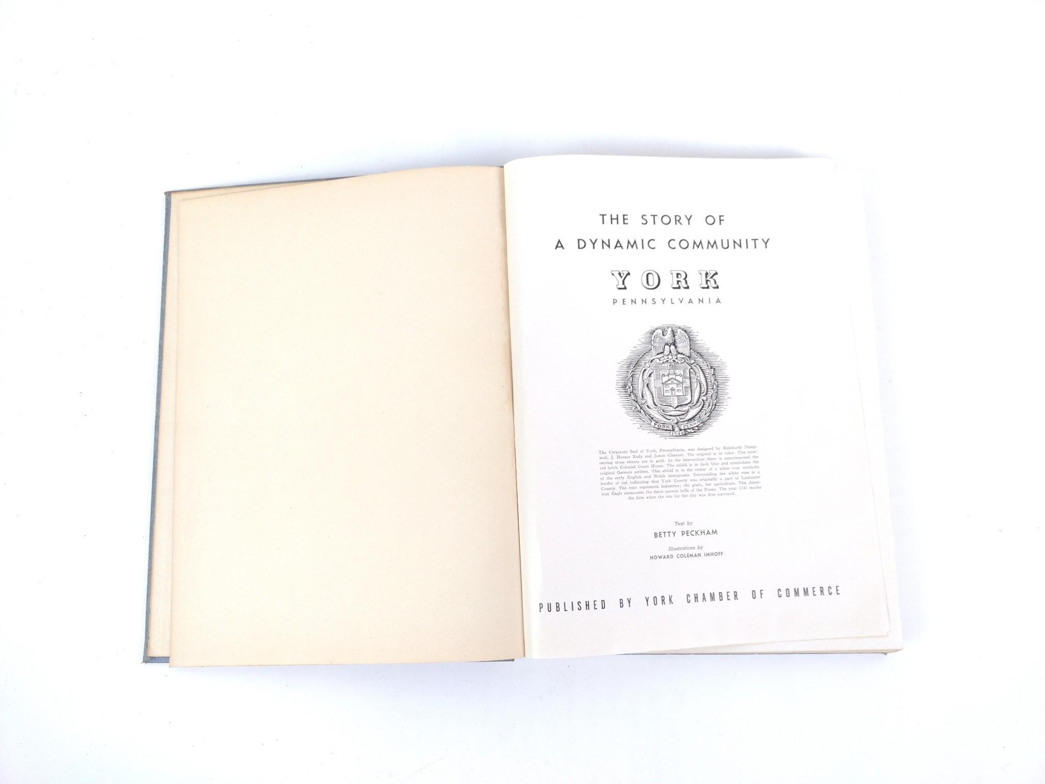 8 Antique Books on York County