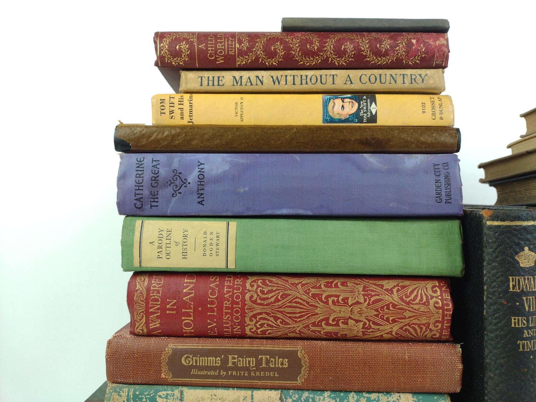 28 Antique & Vintage Books Incl. Poe & Conan Doyle