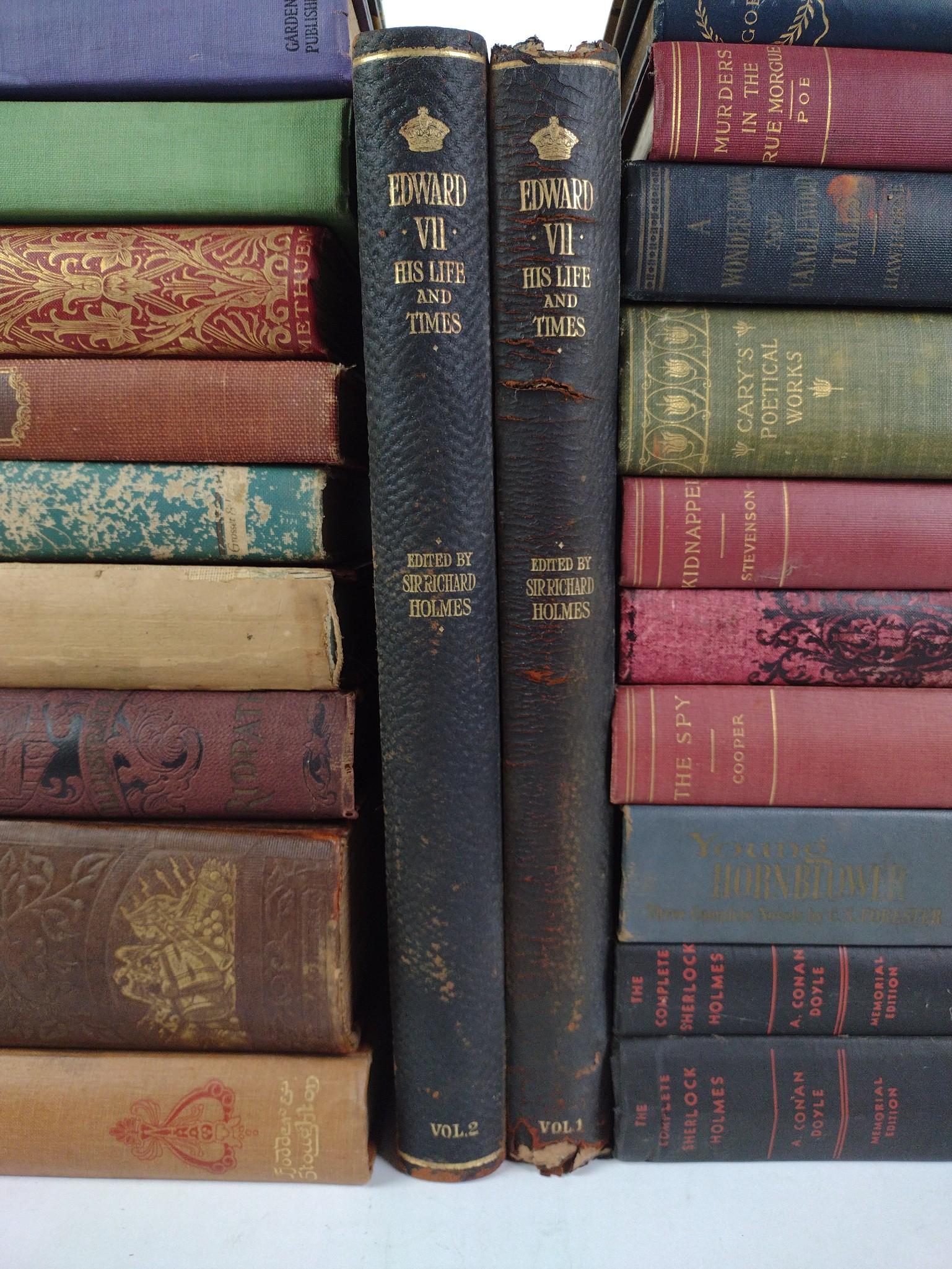 28 Antique & Vintage Books Incl. Poe & Conan Doyle