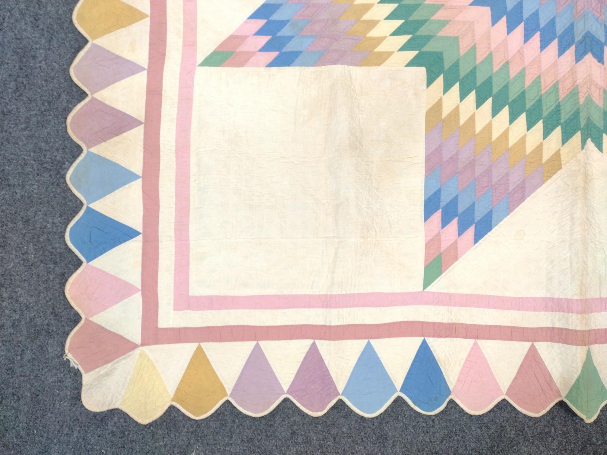Vintage Star of Bethlehem Patchwork Quilt