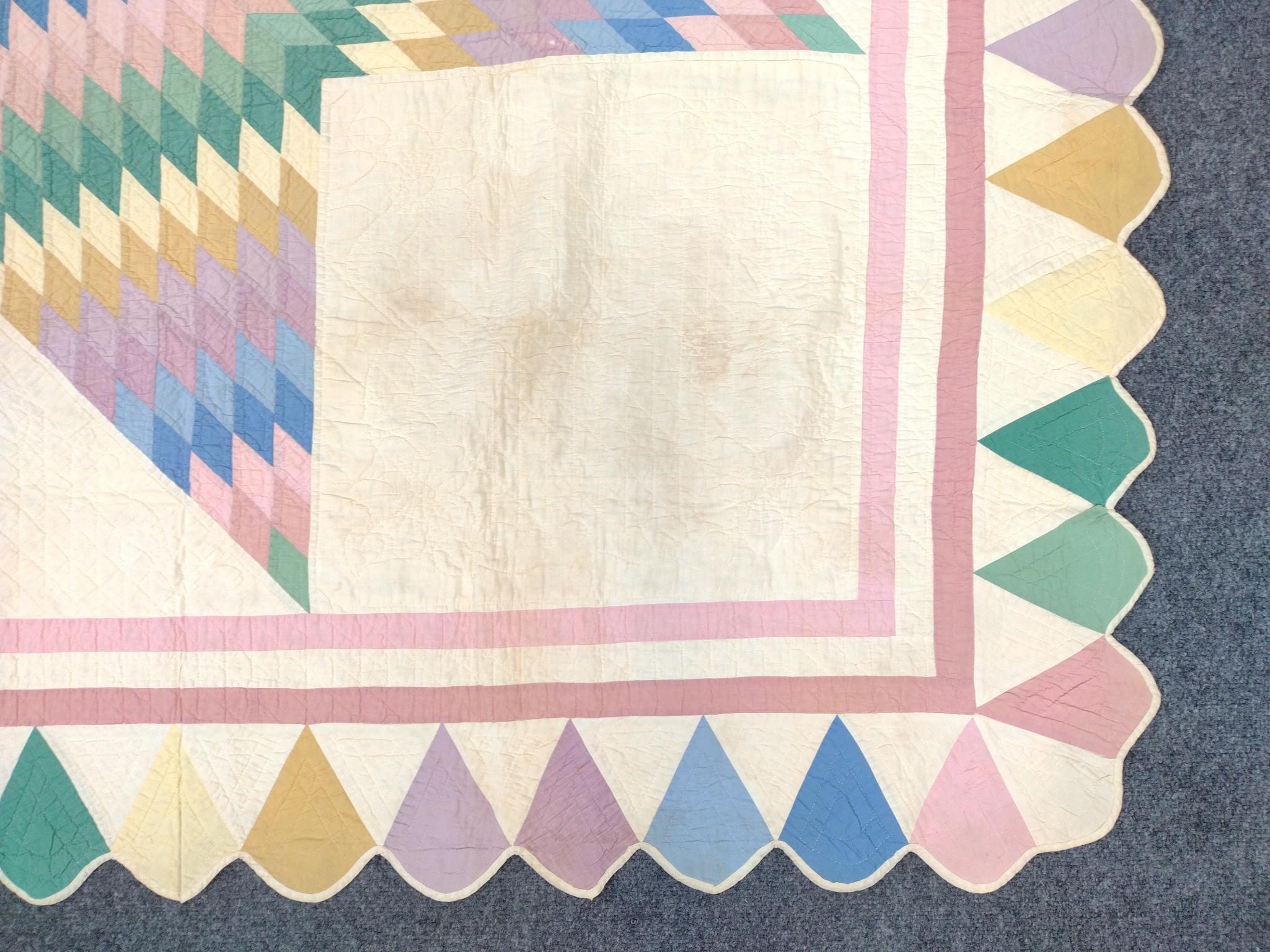 Vintage Star of Bethlehem Patchwork Quilt
