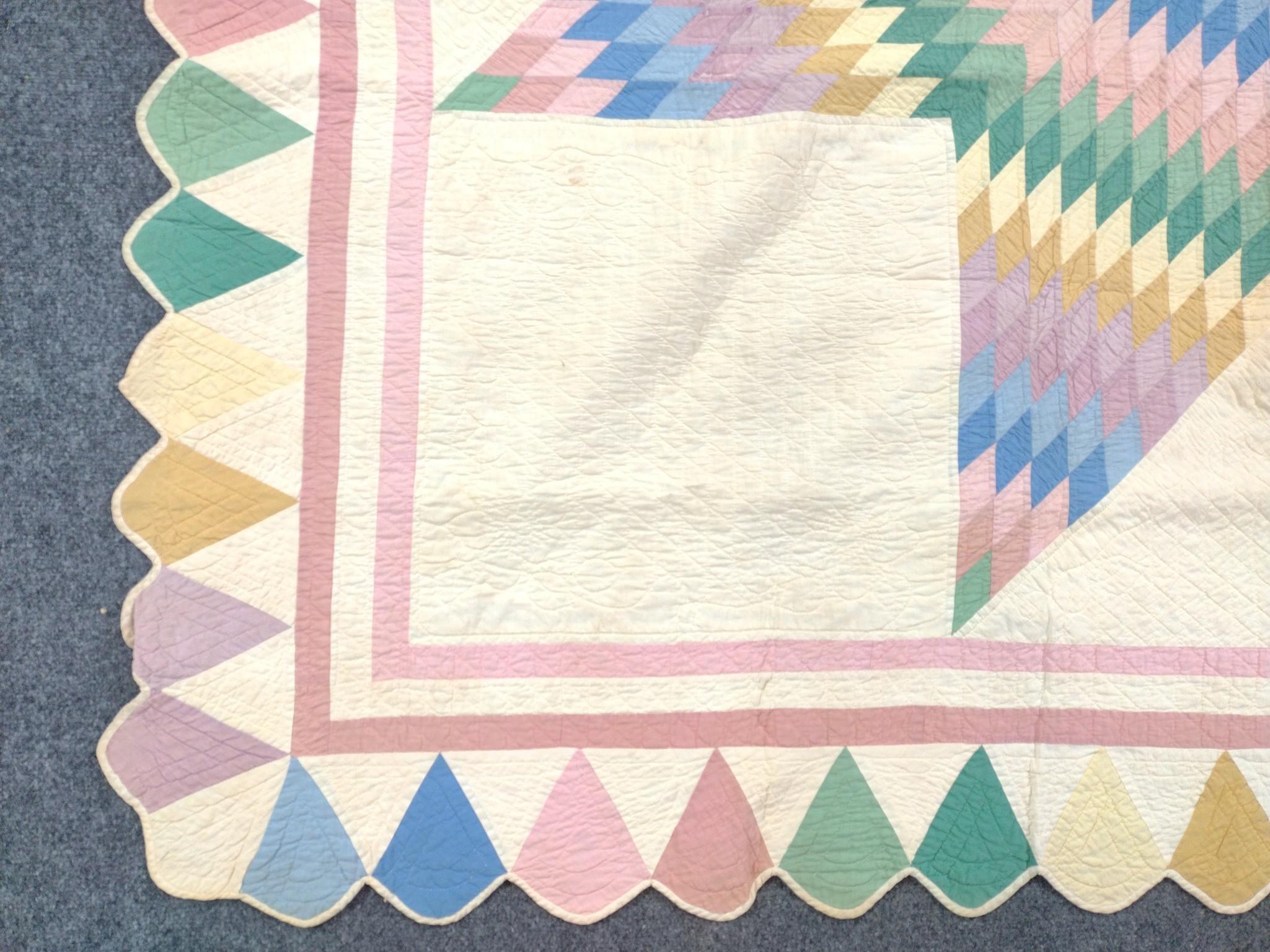 Vintage Star of Bethlehem Patchwork Quilt