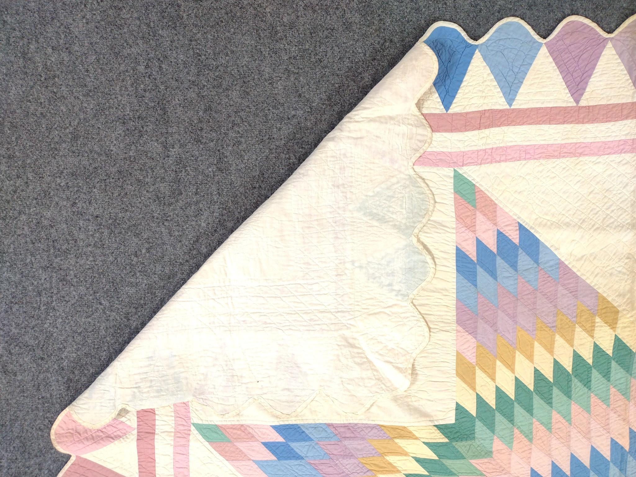 Vintage Star of Bethlehem Patchwork Quilt