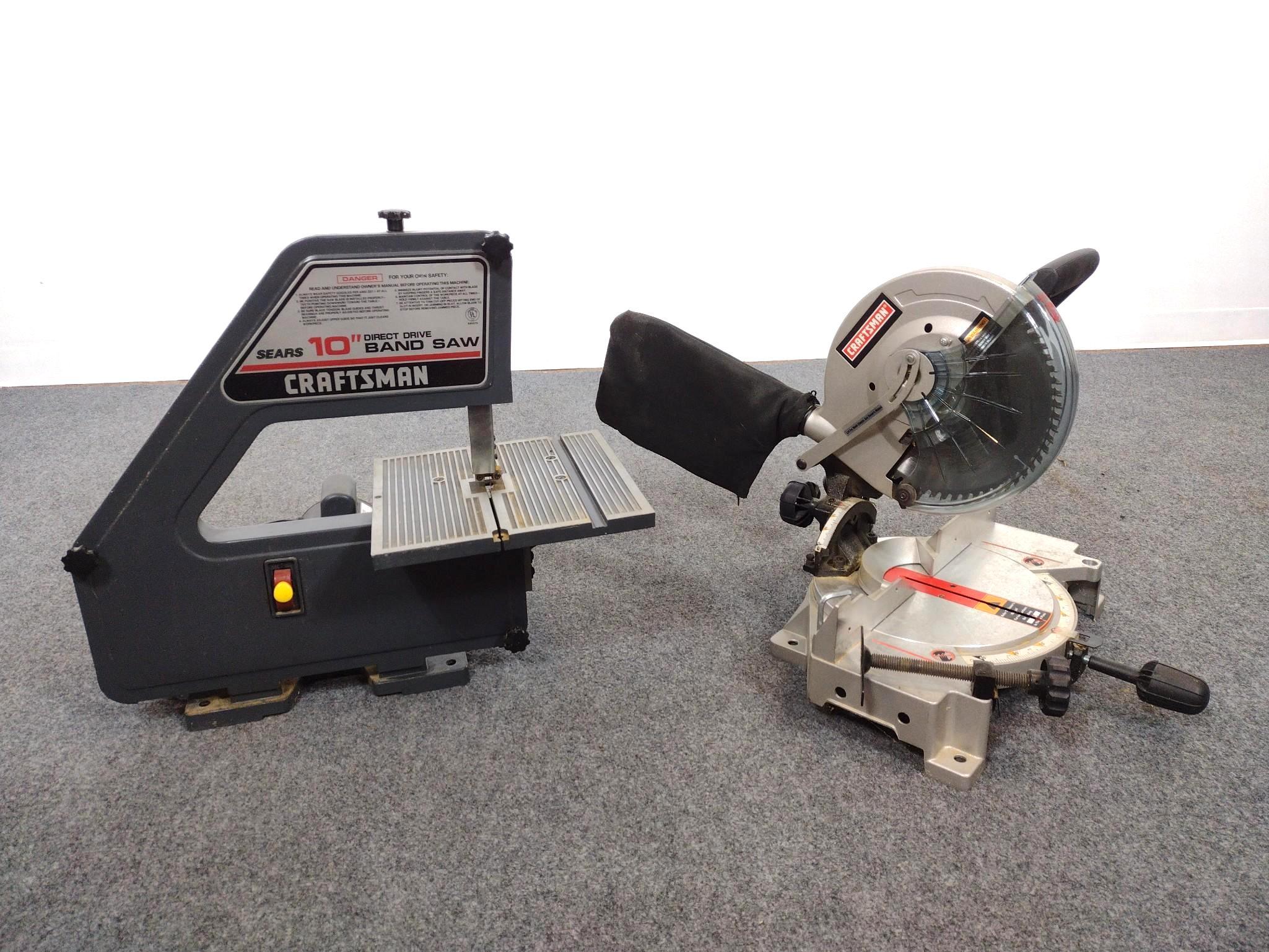 Craftsman Band Saw and Miter Saw
