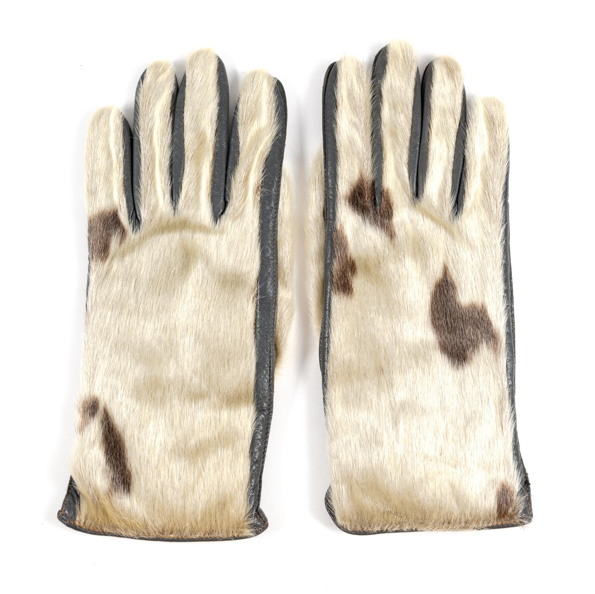3 Clutches & Seal Skin Gloves