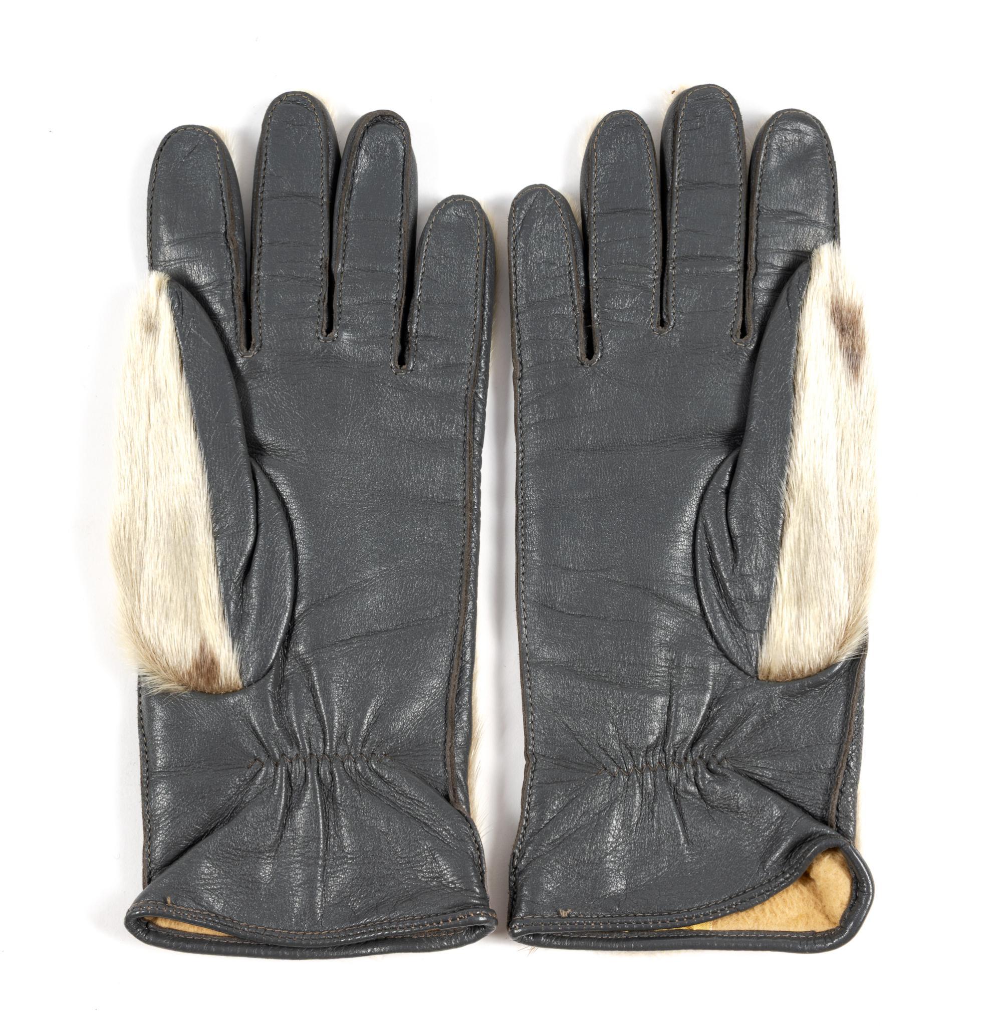3 Clutches & Seal Skin Gloves