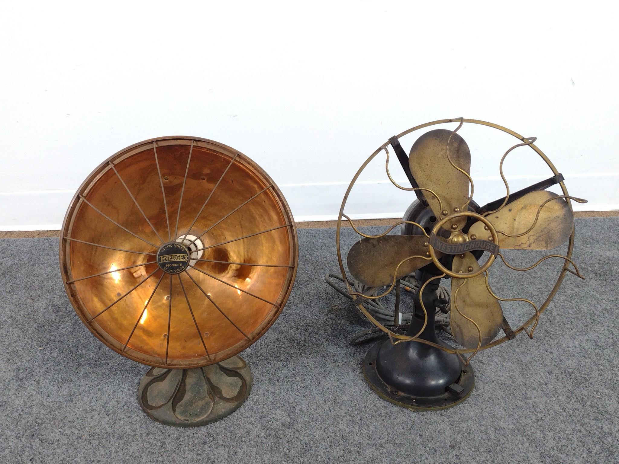 Antique Westinghouse Fan & Energex Copper Space Heater
