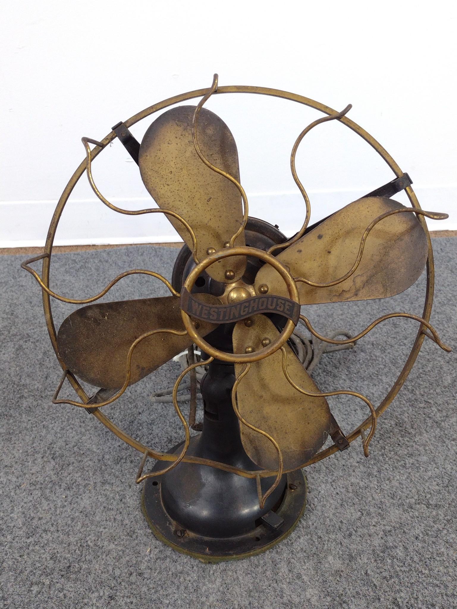 Antique Westinghouse Fan & Energex Copper Space Heater