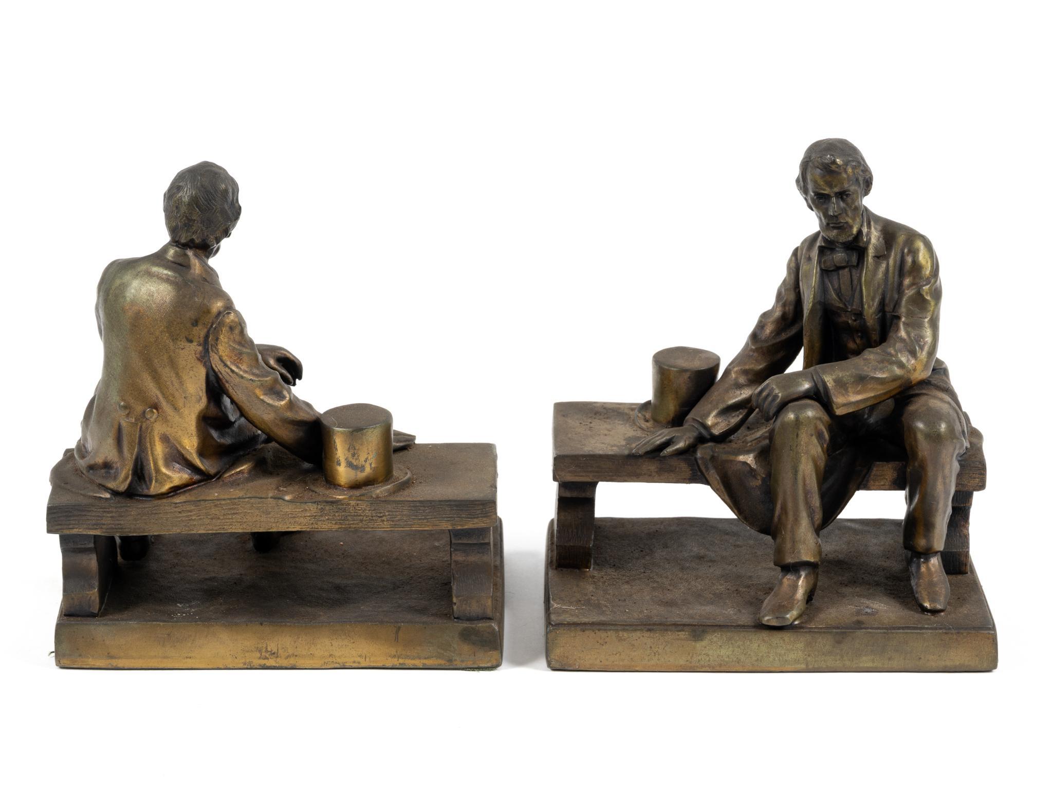 4 Sets of Bookends Incl. Marion Bronze Company