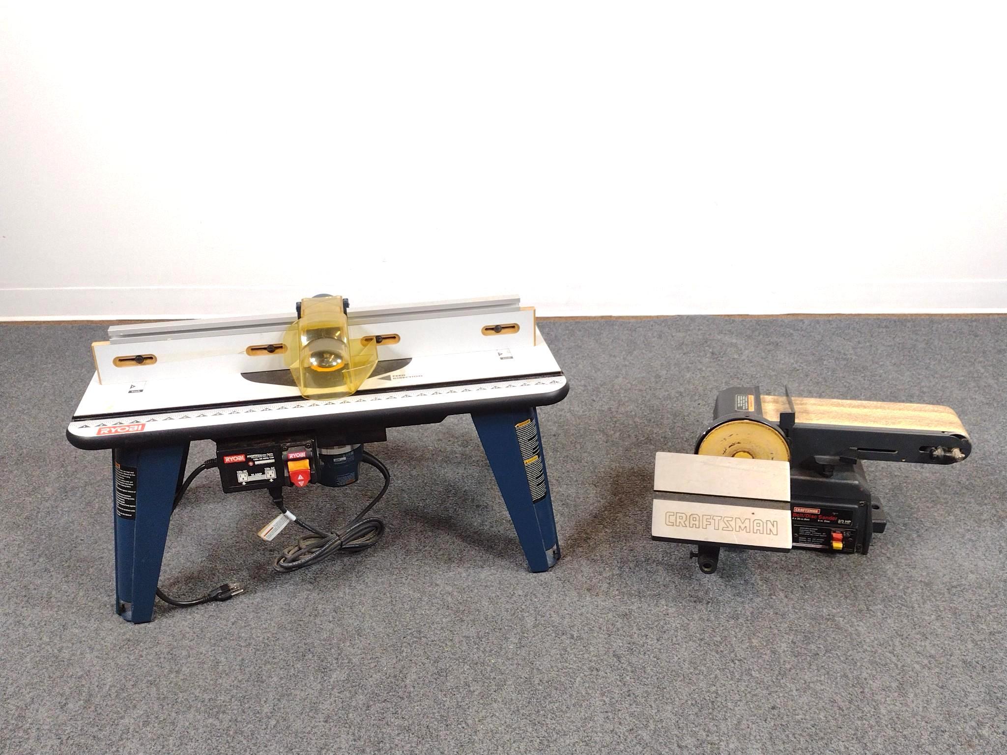 Ryobi Router Table & Craftsman Sander