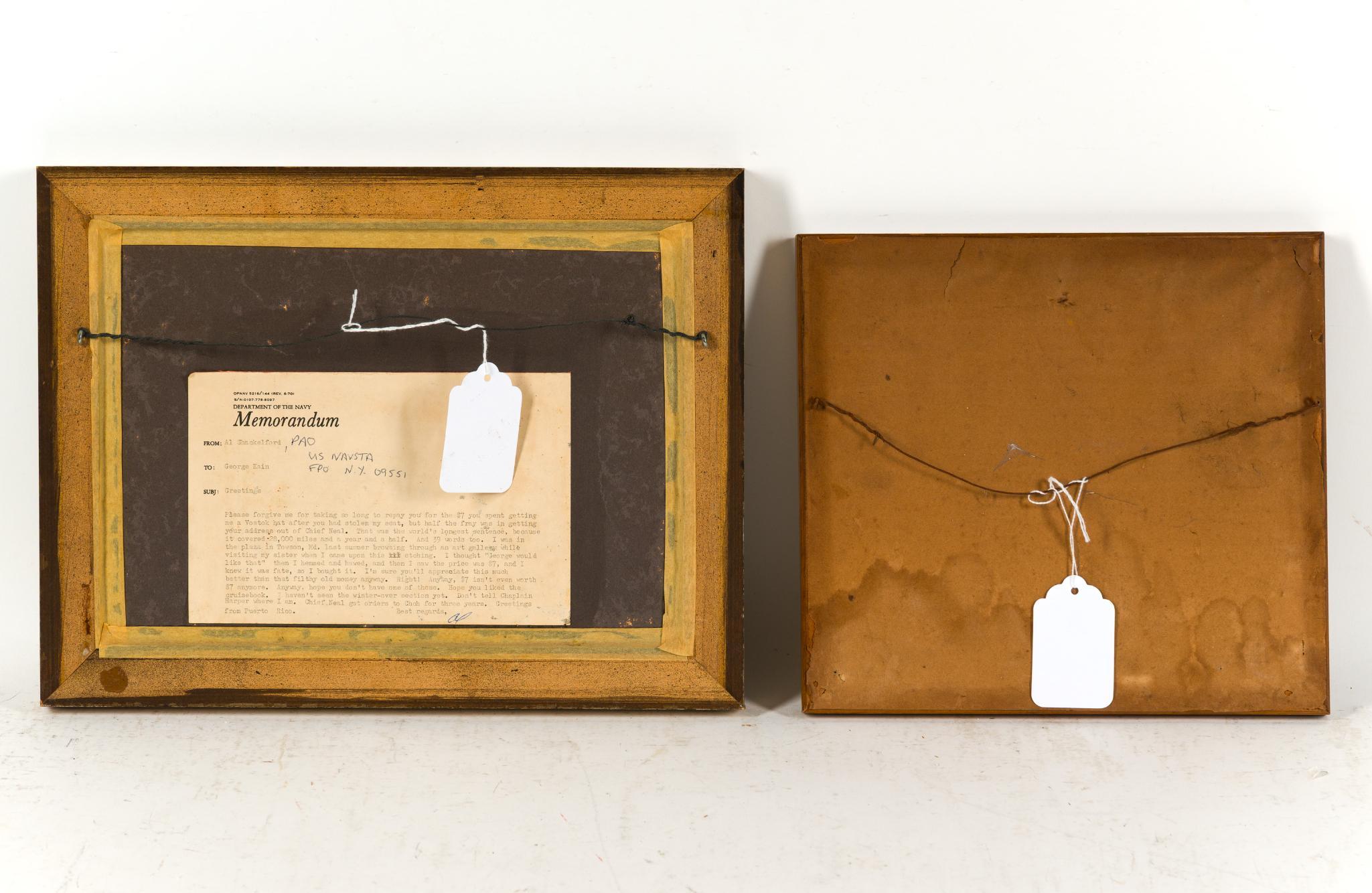 5 Framed Historic Architectural Prints and Landscapes