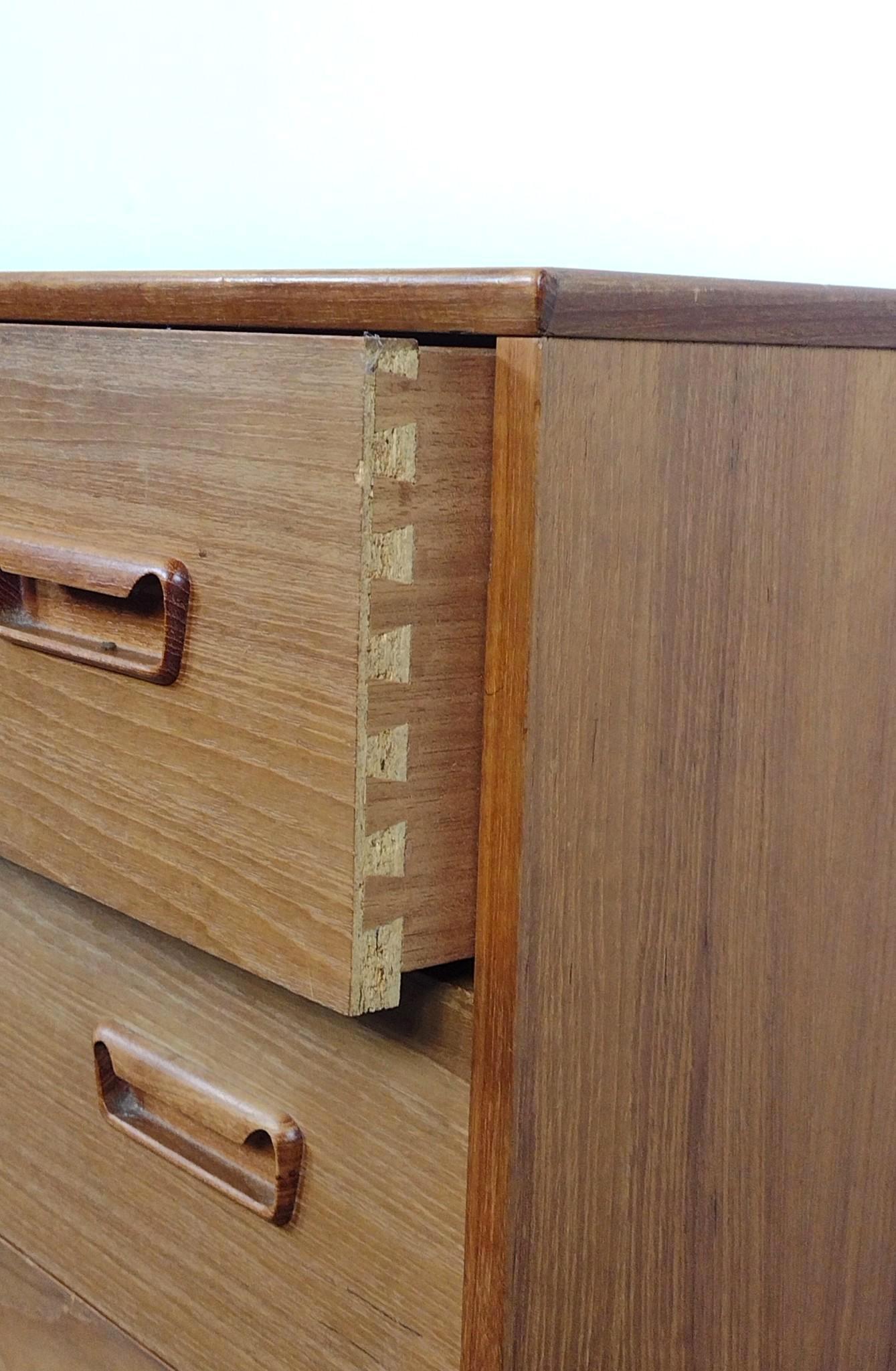 Mid-Century Modern Six-Drawer Lowboy Dresser