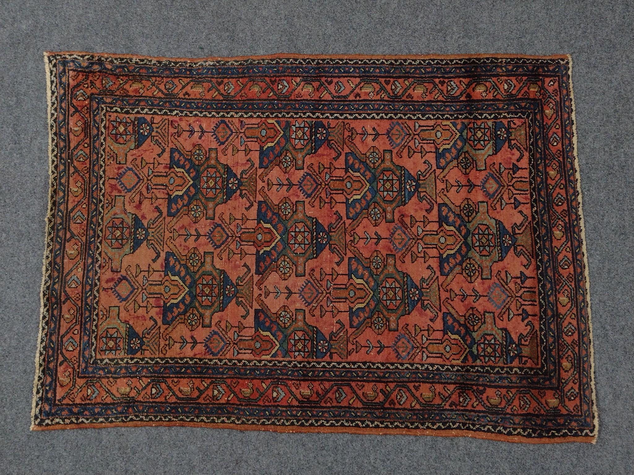 Persian Tribal Accent Rug
