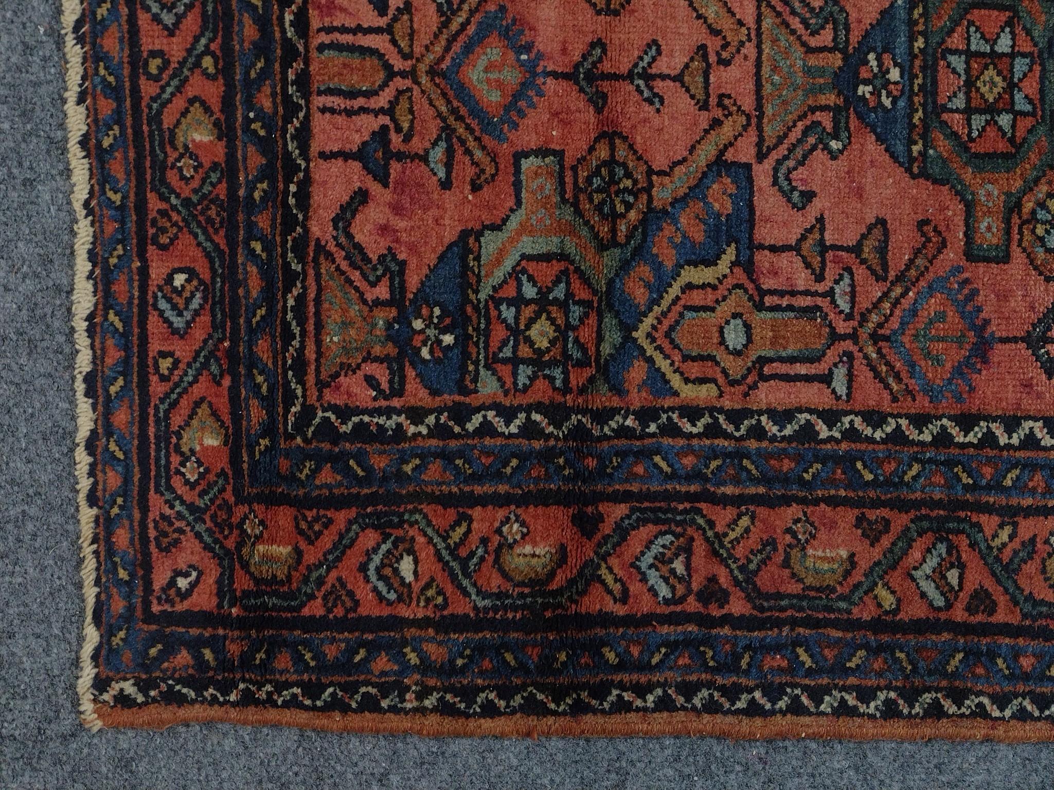 Persian Tribal Accent Rug