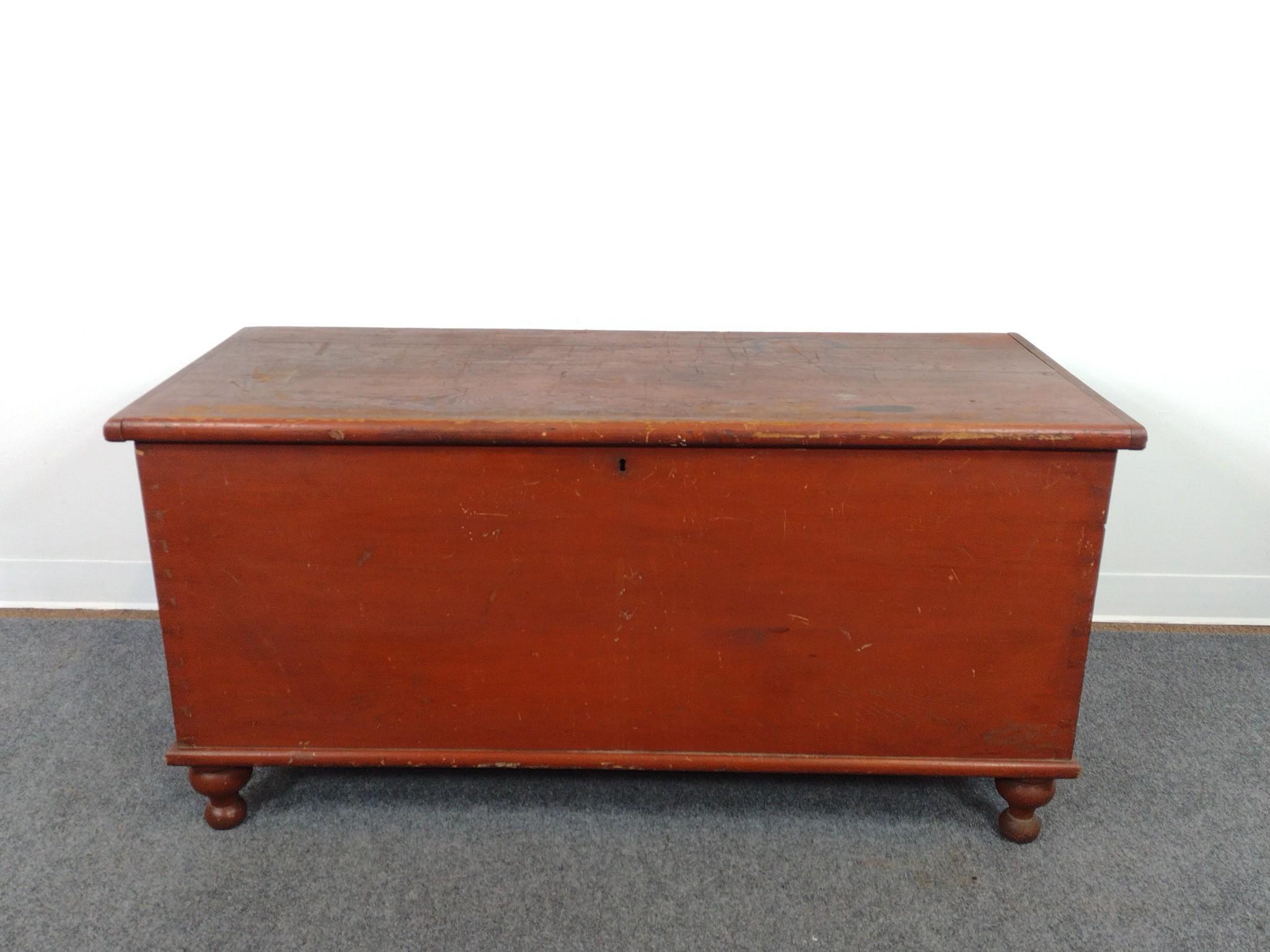 Antique Painted Blanket Chest