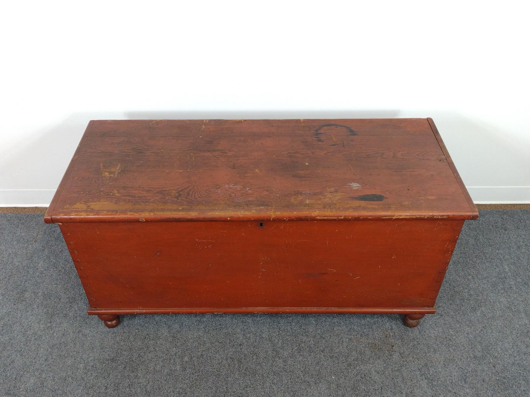 Antique Painted Blanket Chest