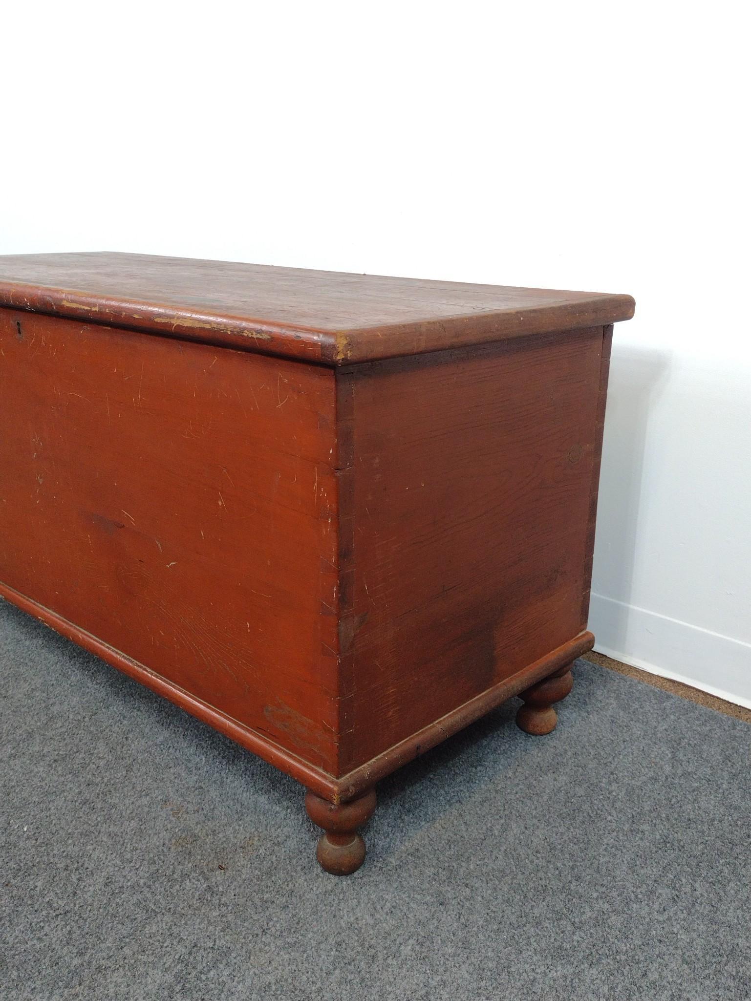 Antique Painted Blanket Chest