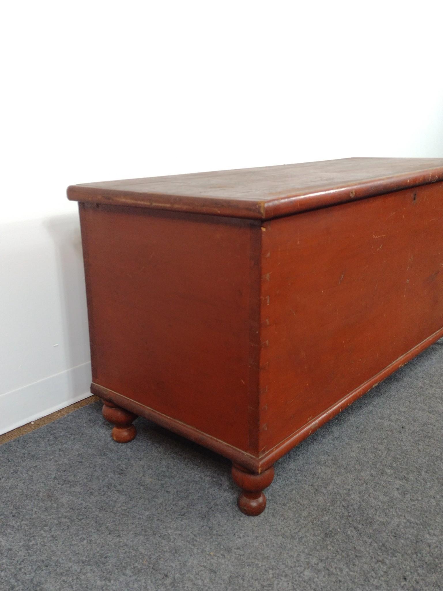 Antique Painted Blanket Chest