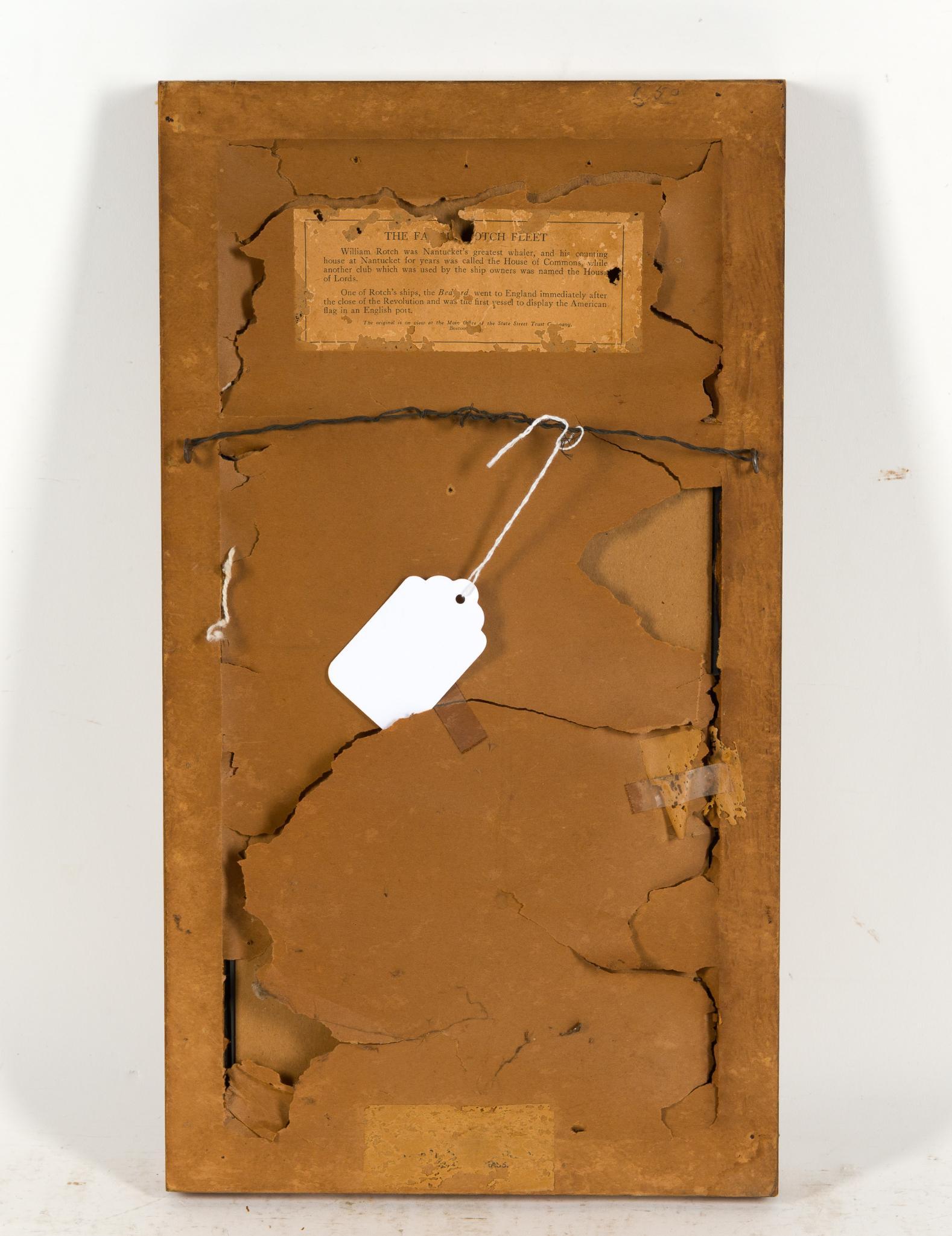 Naval Painted Mirror and Print