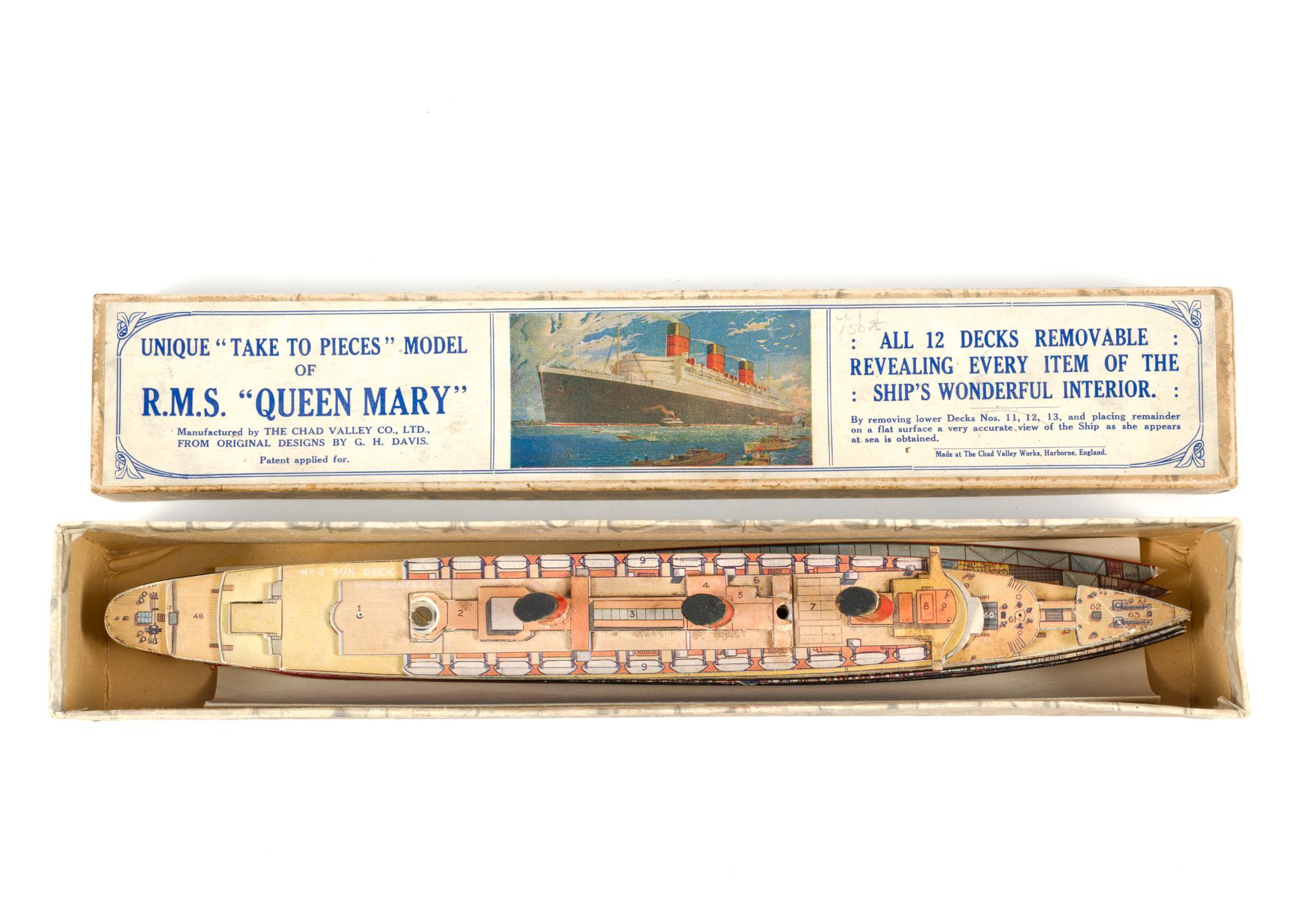 2 "HMS Queen Anne" Models & Model Sakai Seisakusho Motor Boat