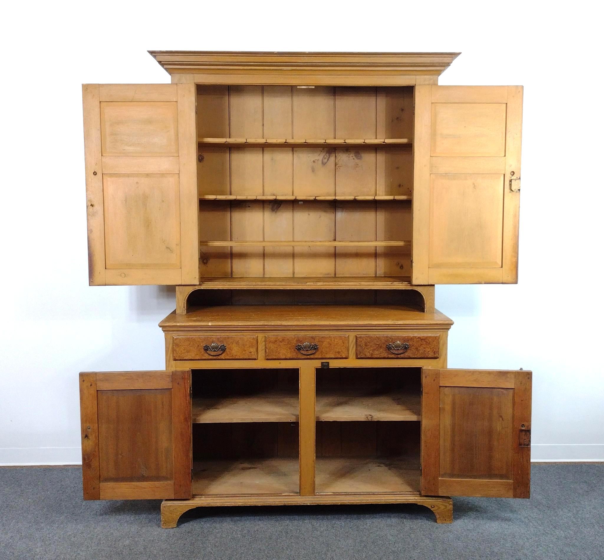 Antique Stepback Cupboard