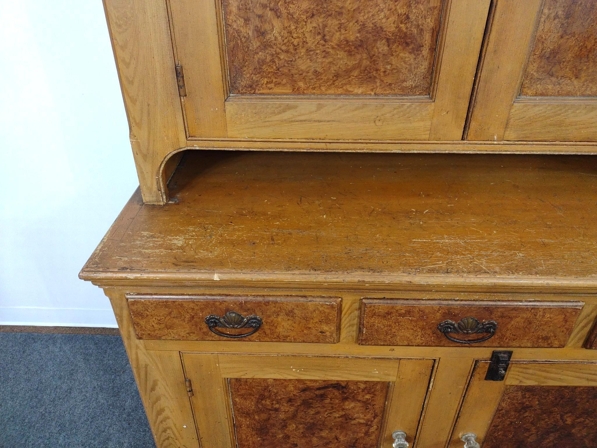 Antique Stepback Cupboard