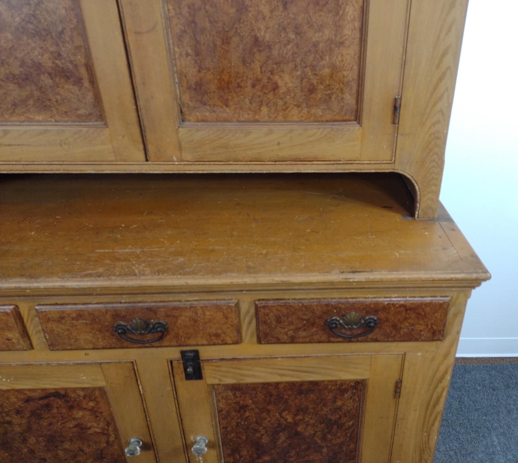 Antique Stepback Cupboard