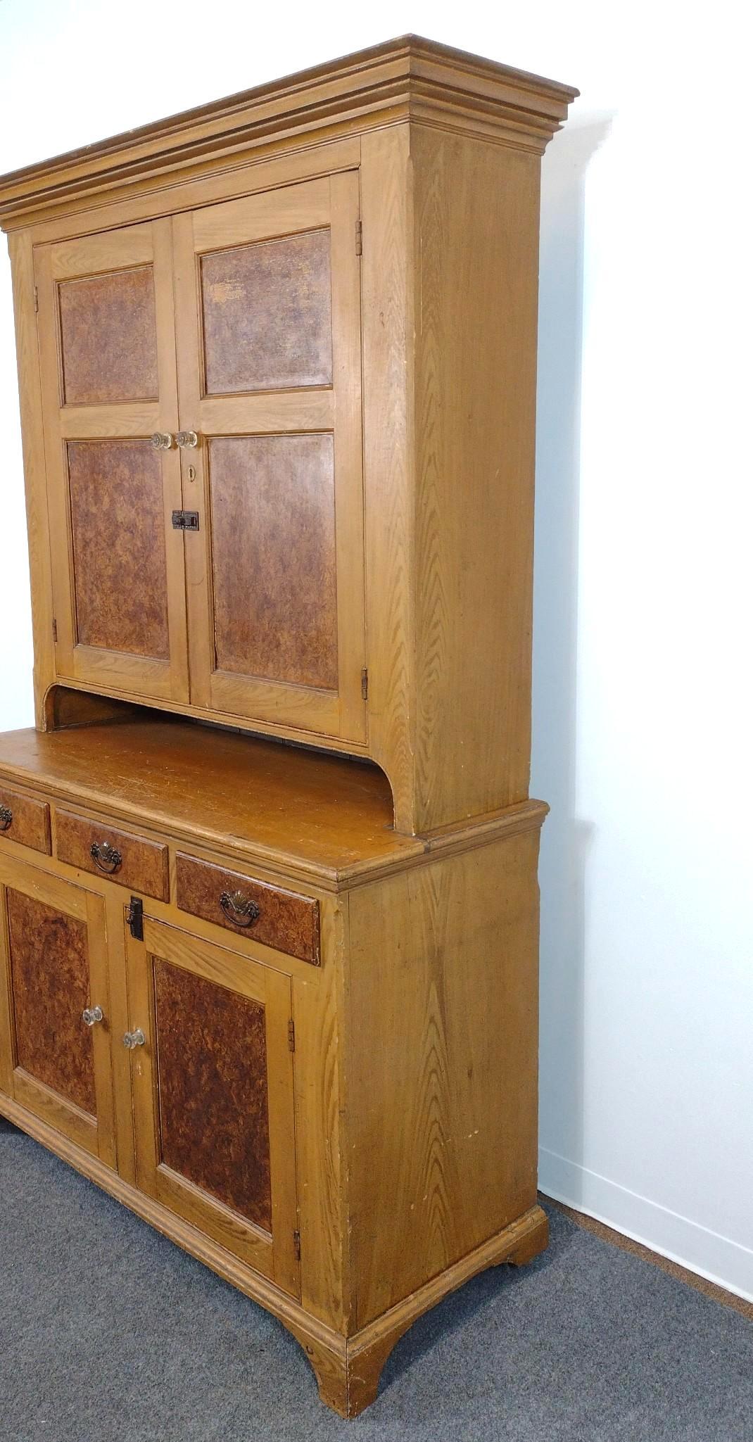 Antique Stepback Cupboard