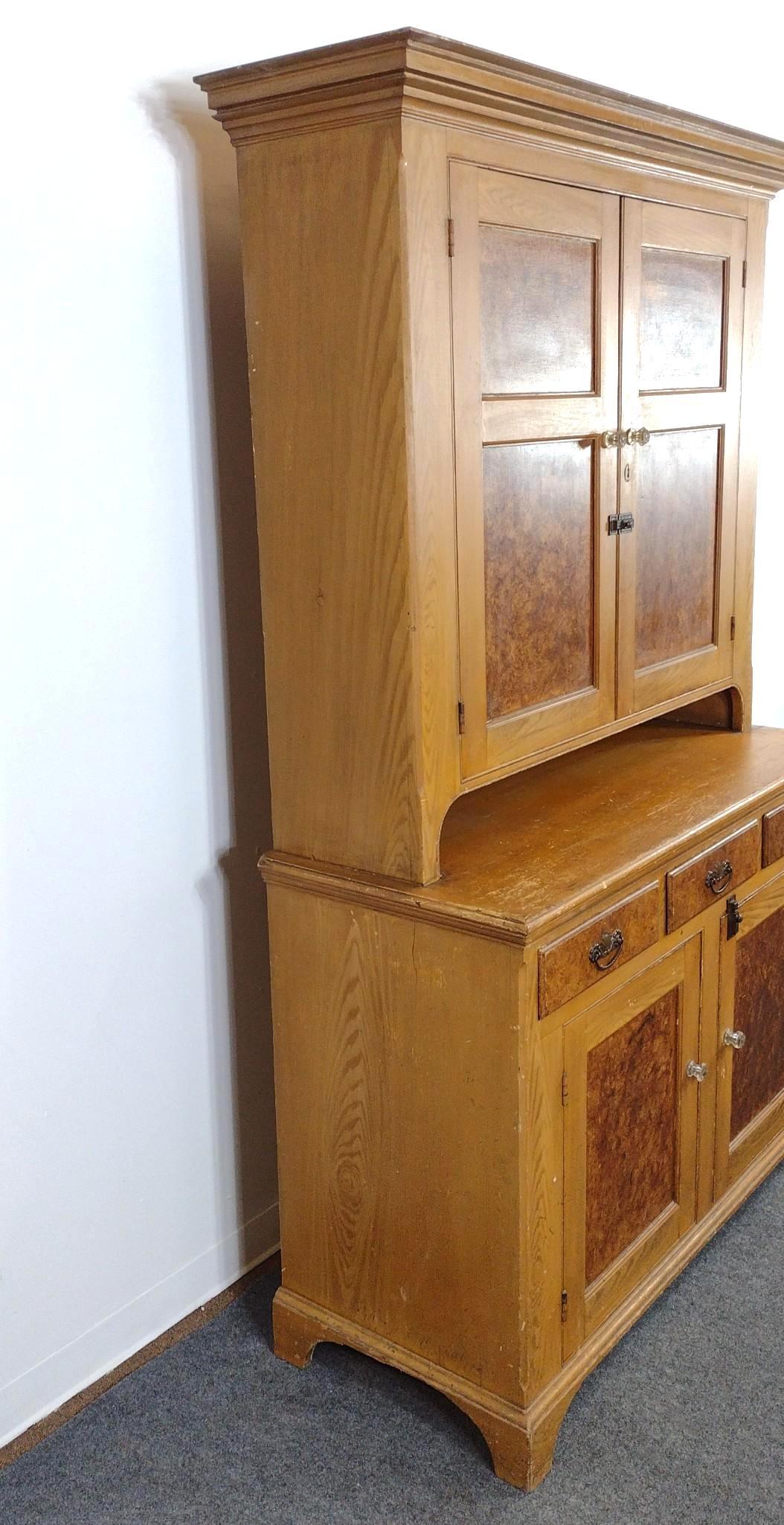 Antique Stepback Cupboard