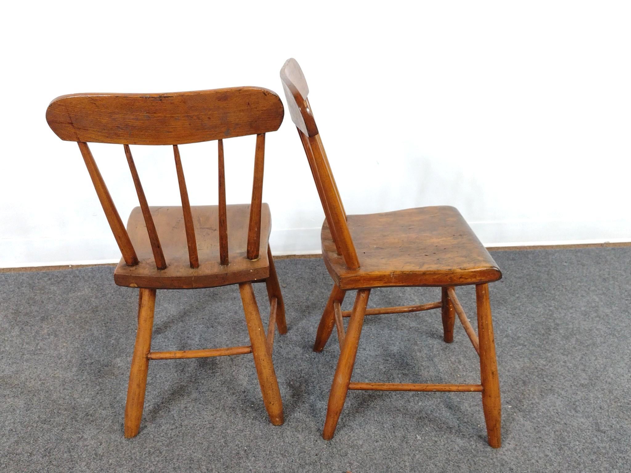 4 Antique Chairs Incl Child's
