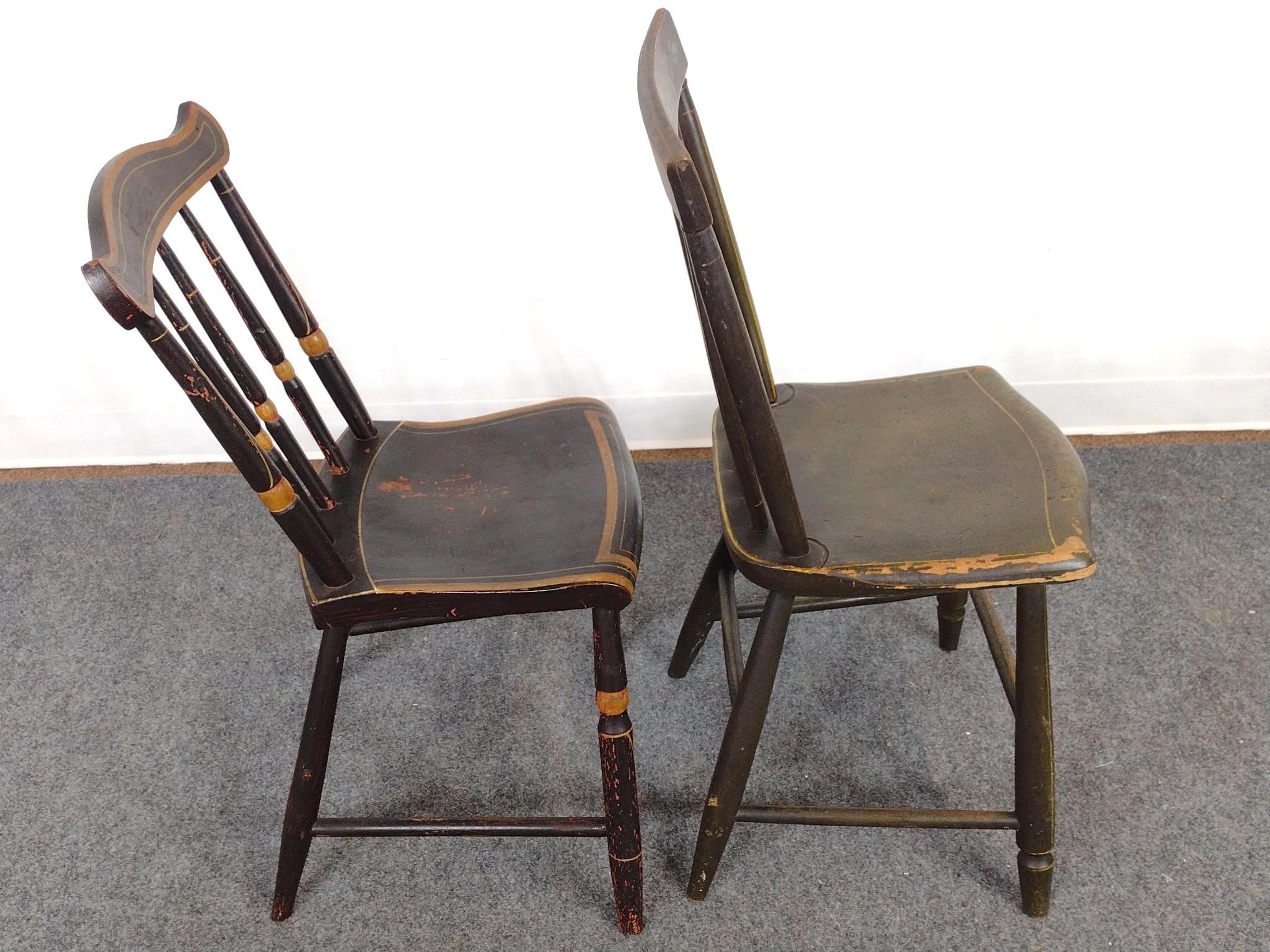 3 Painted Chairs