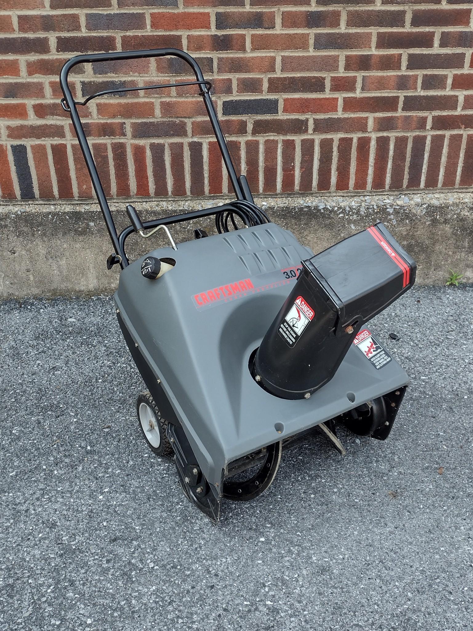 Craftsman 21" Electric Start 3.0 Snowblower