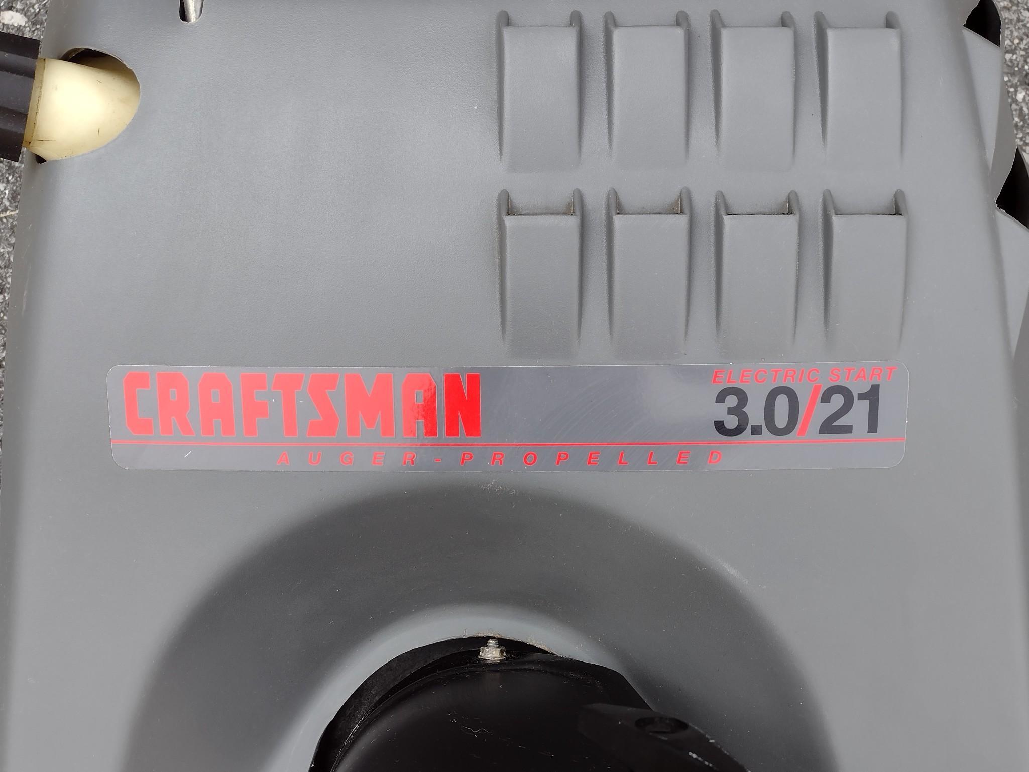 Craftsman 21" Electric Start 3.0 Snowblower