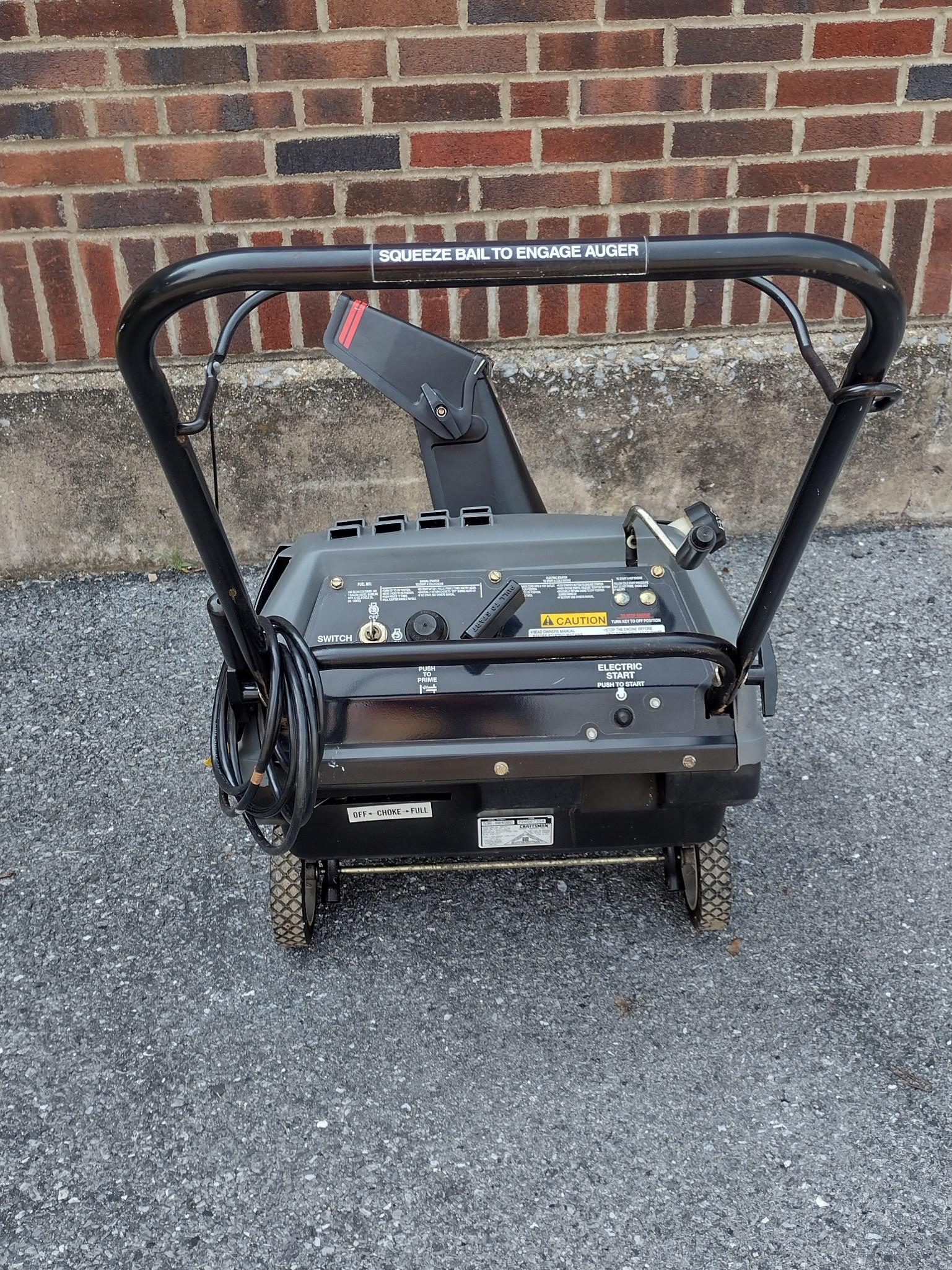 Craftsman 21" Electric Start 3.0 Snowblower
