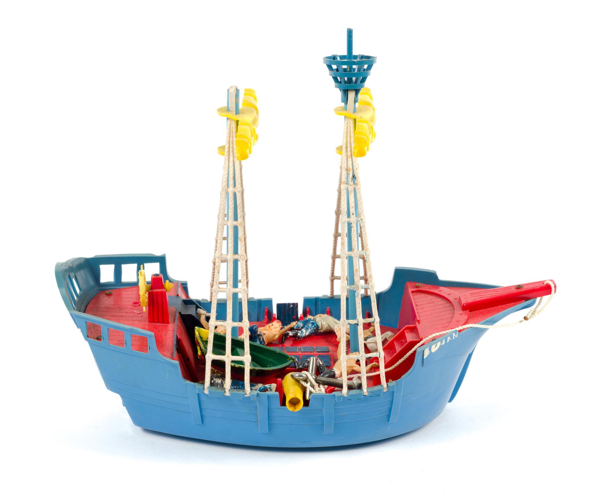 Ideal Toys Pirate Ship & Gilbert Erector Set No. 10051