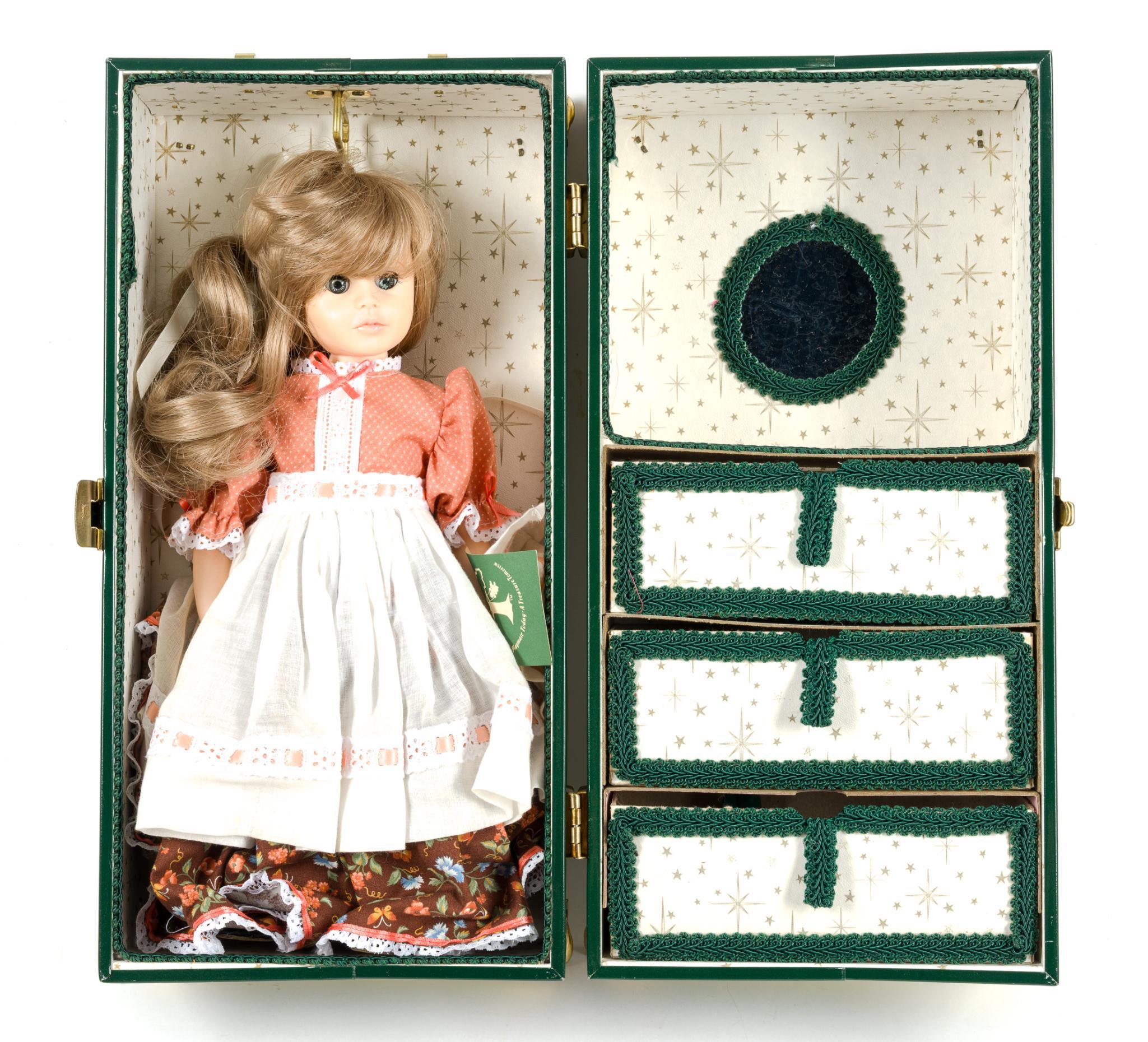 Robin Woods Doll in Carrying Case & Doll Clothes
