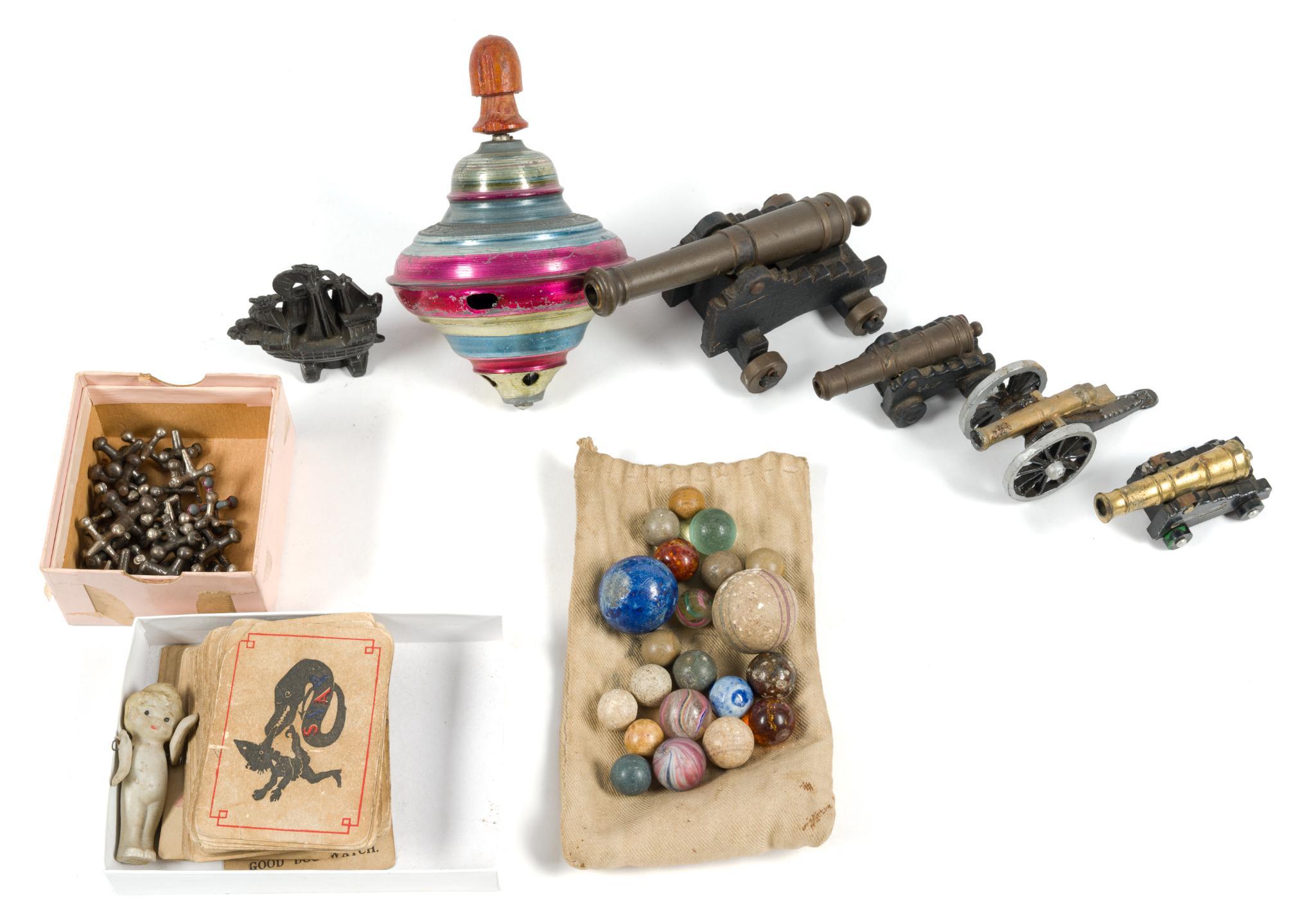Vintage & Antique Toys Incl. Clay Marbles