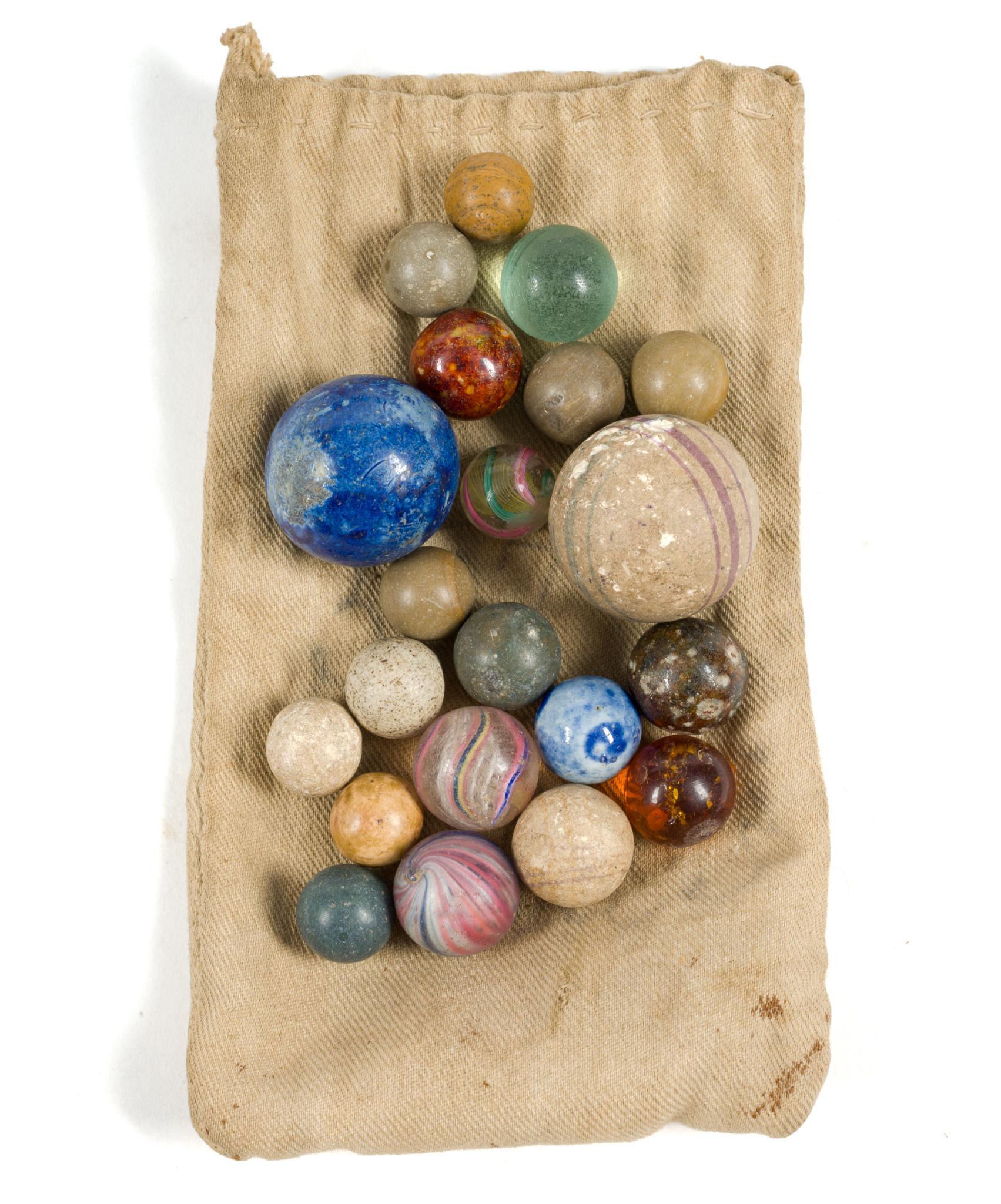 Vintage & Antique Toys Incl. Clay Marbles