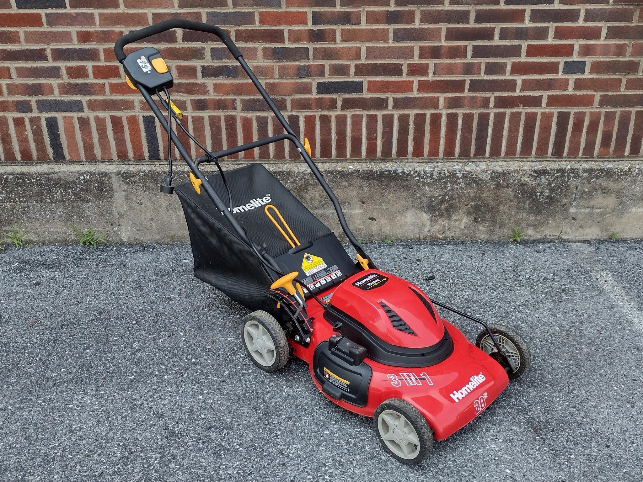 Hoelite 12Amp Electric 3 In 1 Lawn Mower