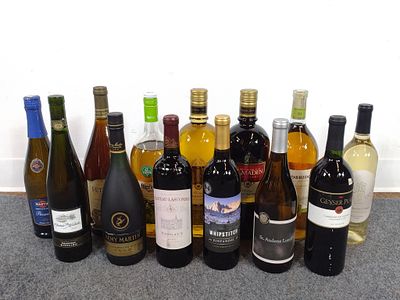 13 Bottles of Estate Alcohol. Includes Chateau Ste Michelle, Chateau Lascombes, St. Audette 