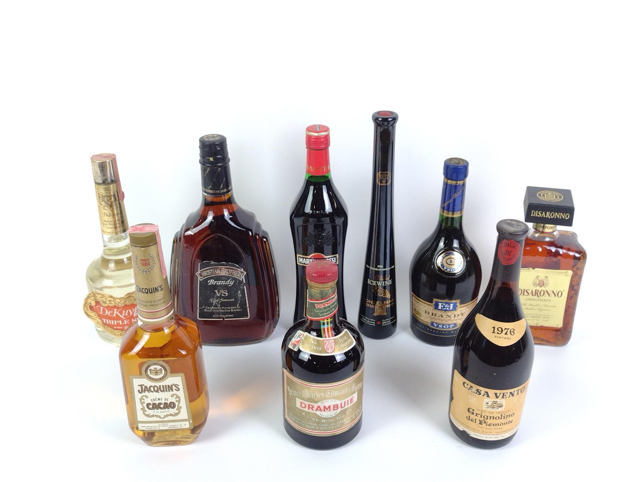 9 Bottles of Estate Alcohol