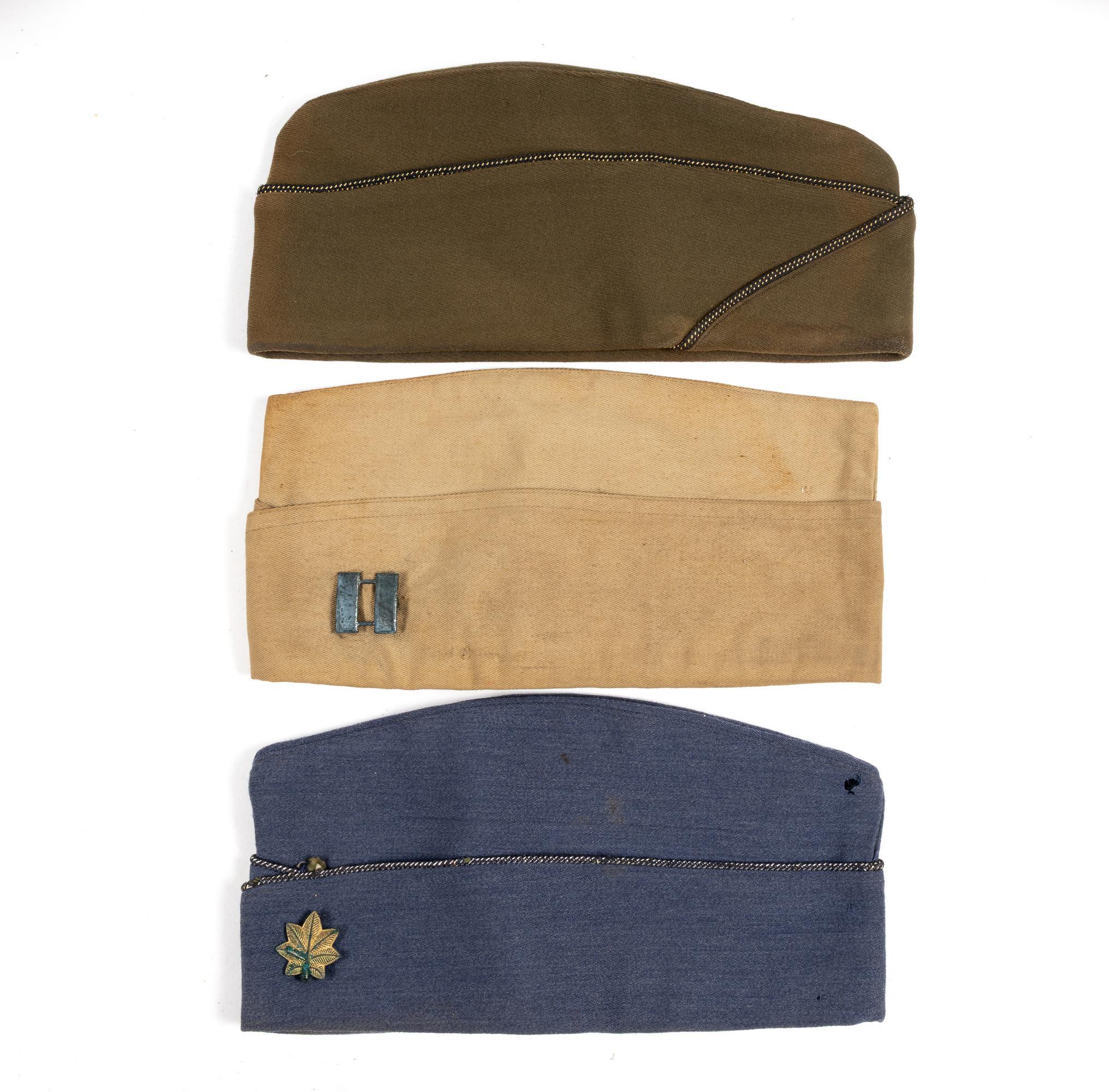 9 Vintage Hats incl. Naval Hats
